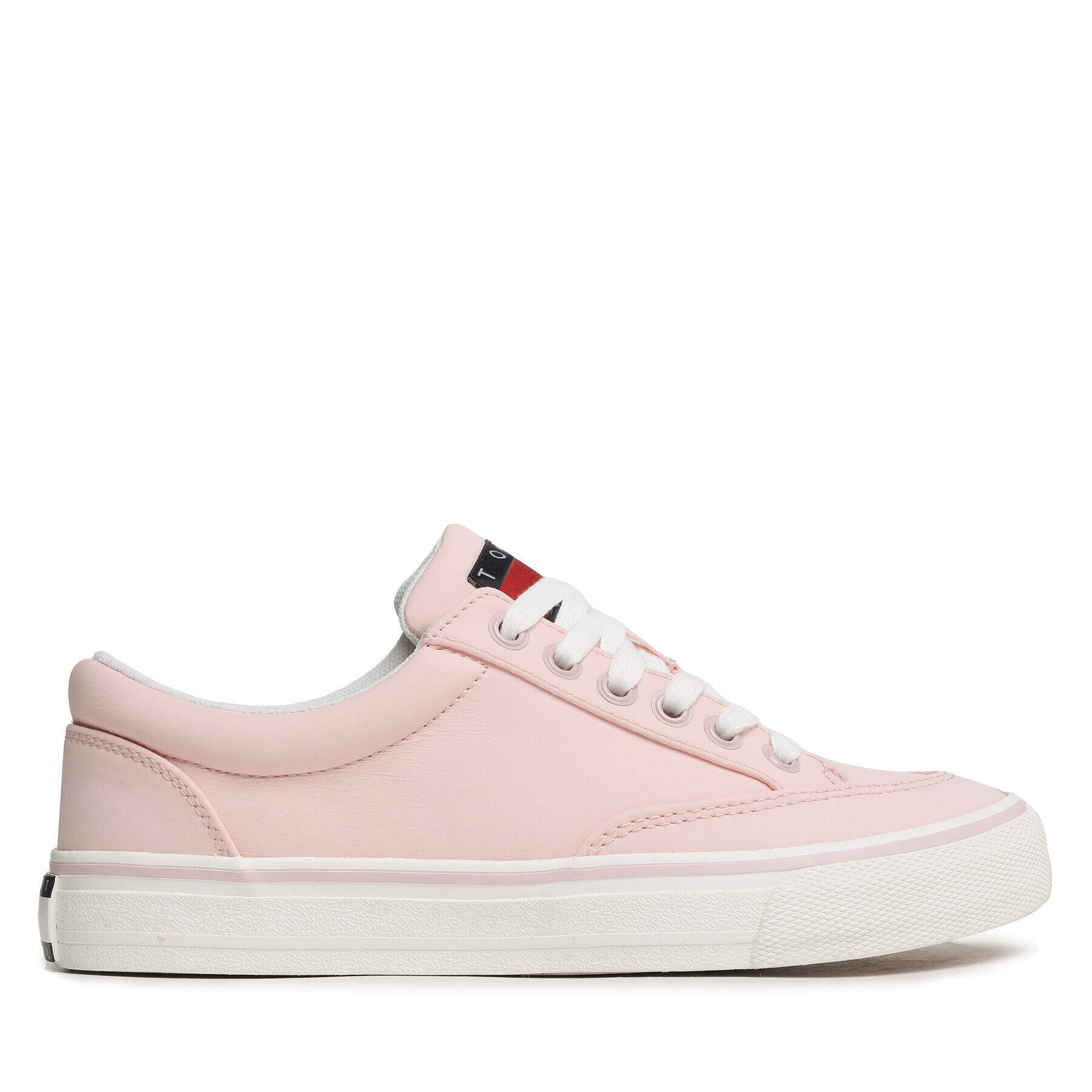 Tommy Jeans Teniși Lace Up Nylon EN0EN02157 Roz - Pled.ro