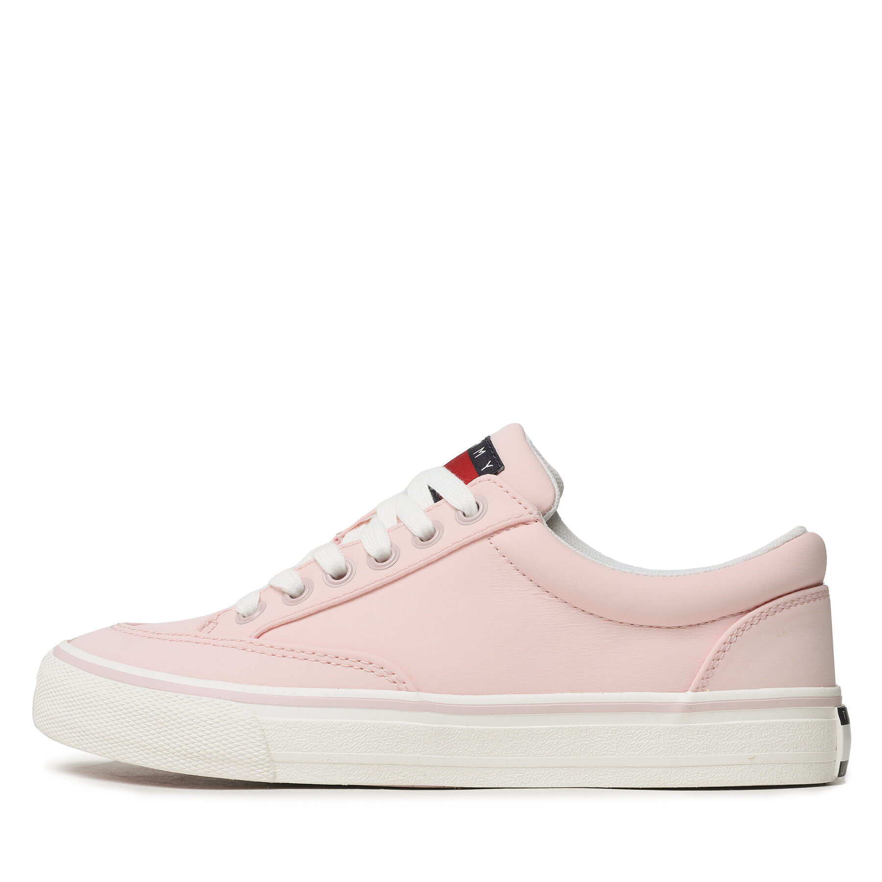 Tommy Jeans Teniși Lace Up Nylon EN0EN02157 Roz - Pled.ro