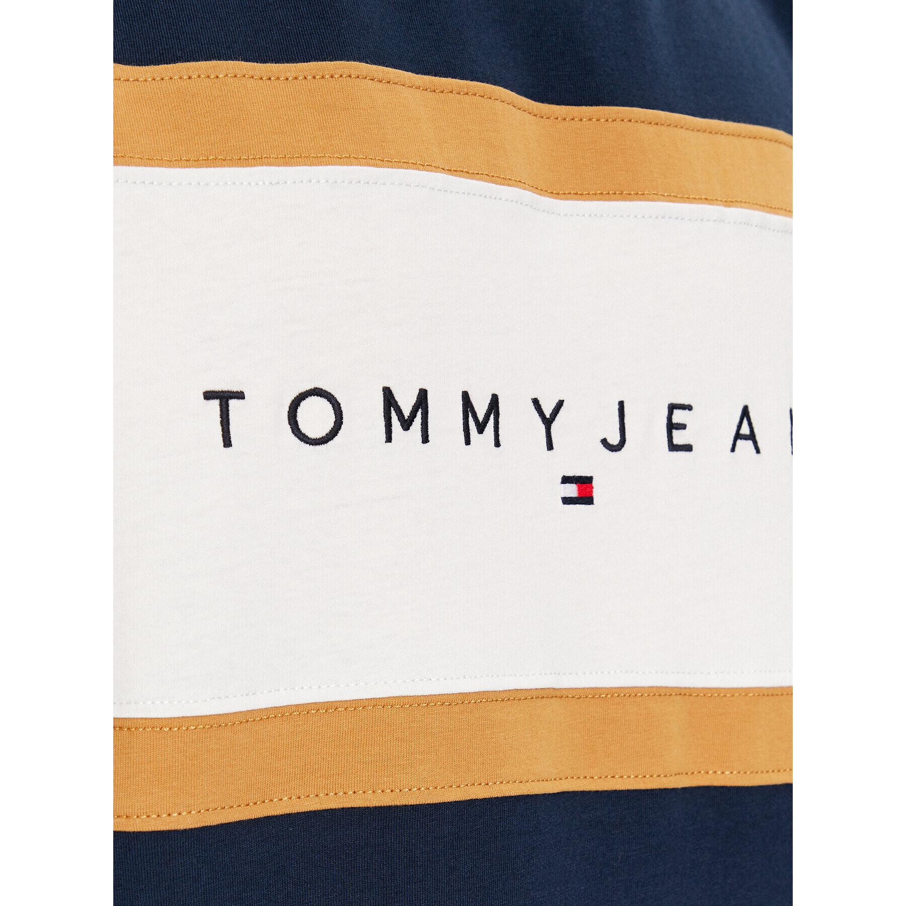 Tommy Jeans Tricou DM0DM18427 Bleumarin Regular Fit - Pled.ro