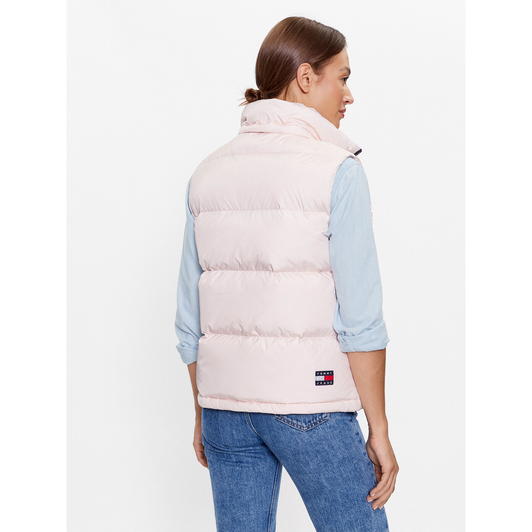 Tommy Jeans Vestă Alaska DW0DW14290 Roz Regular Fit - Pled.ro