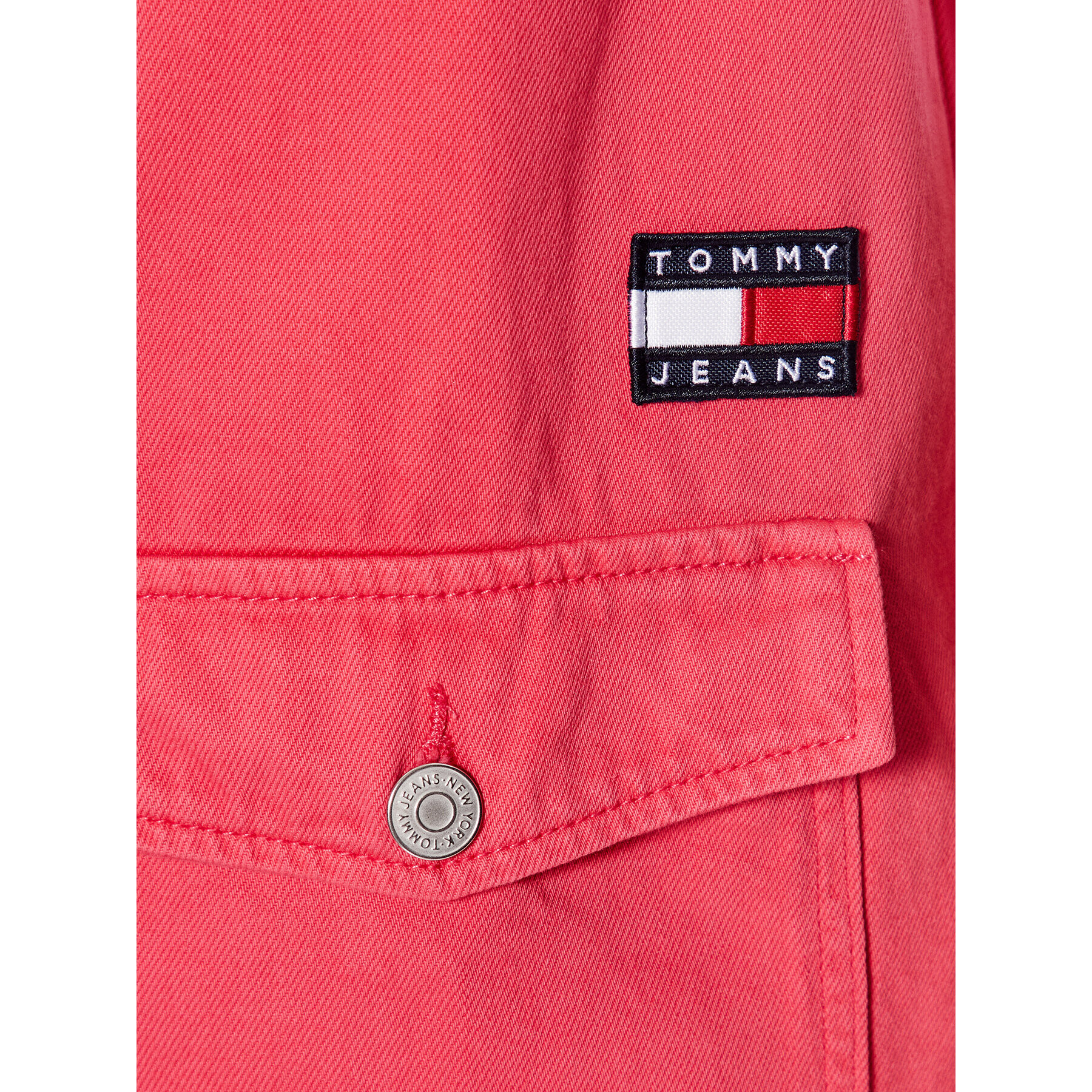 Tommy Jeans Vestă DW0DW15683 Roz Oversize - Pled.ro