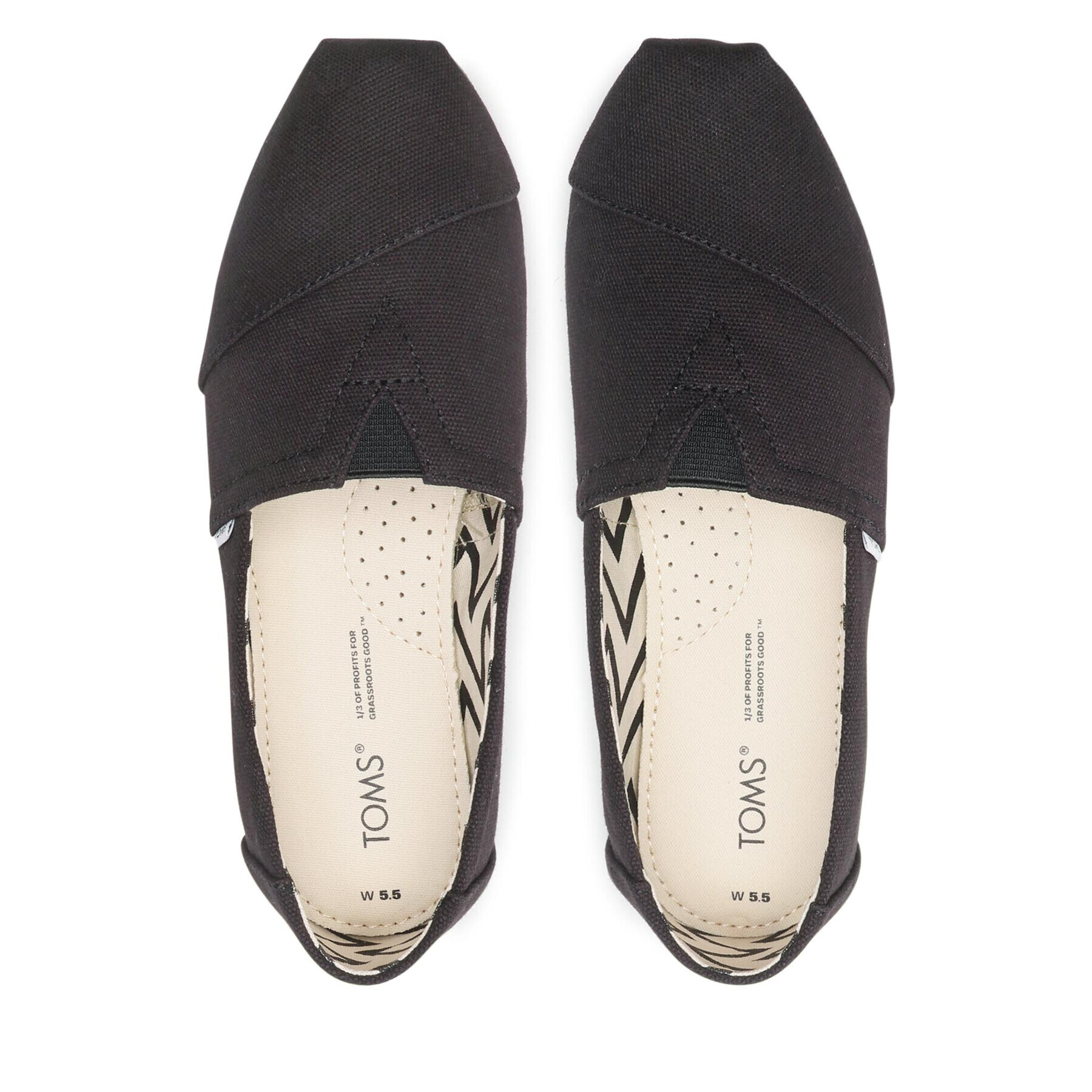 Toms Pantofi Alpargata 10017716 Negru - Pled.ro