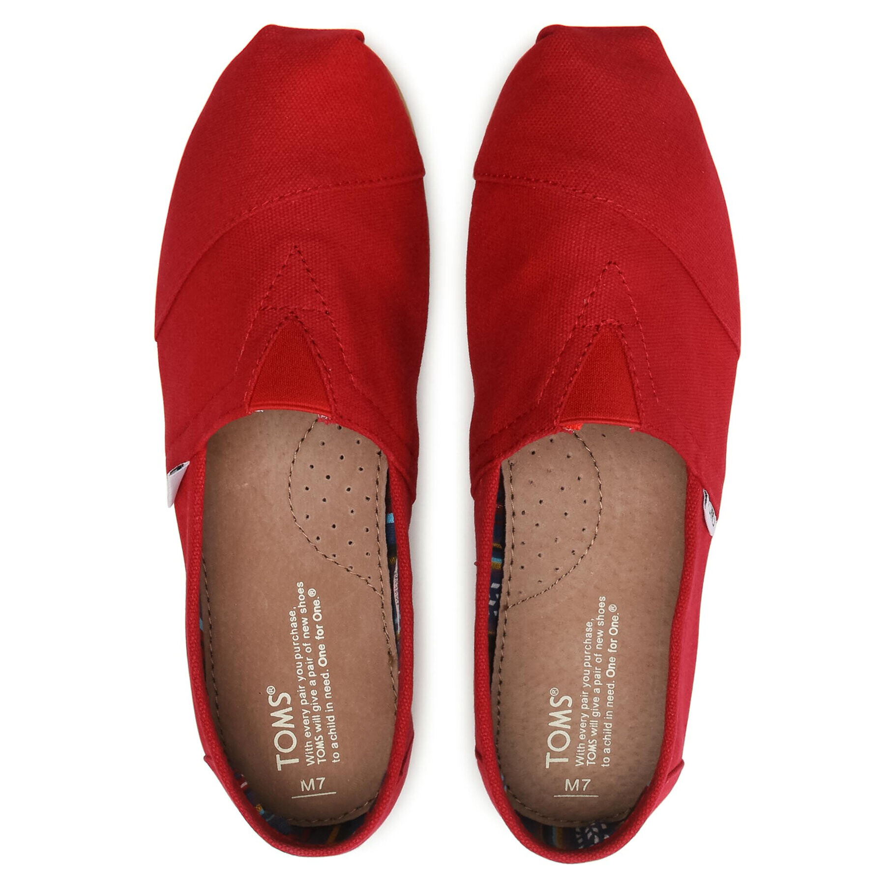 Toms Pantofi Classic 10000867 Roșu - Pled.ro