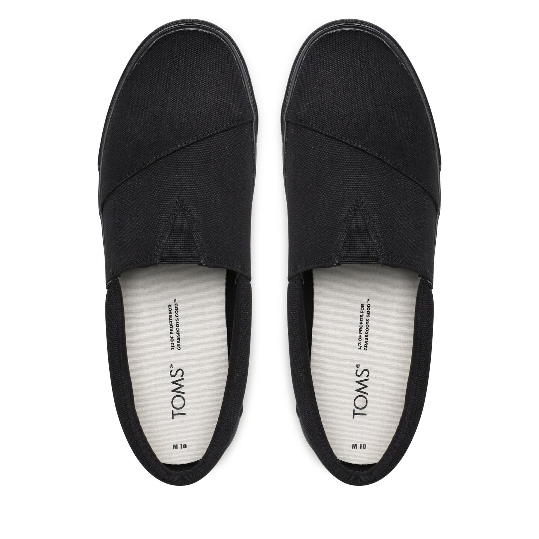 Toms Teniși Alpargata Fenix Slip On 10017692 Negru - Pled.ro