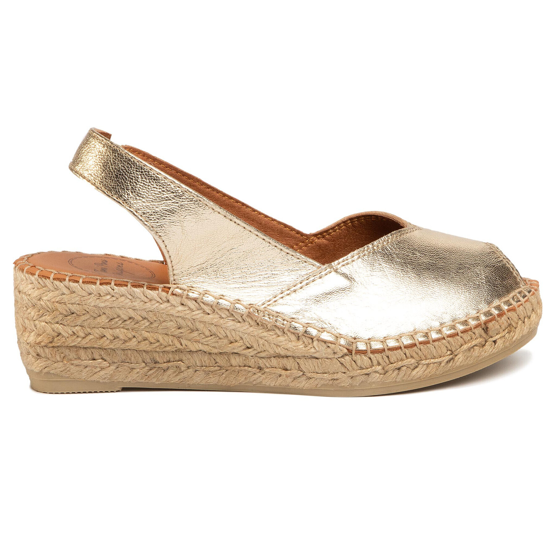 Toni Pons Espadrile Bernia-P Auriu - Pled.ro