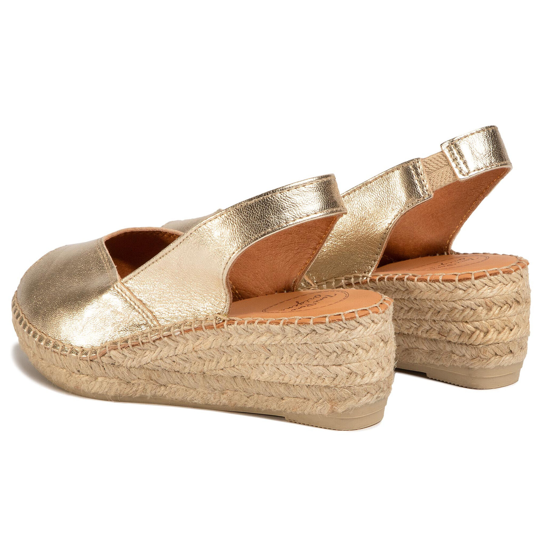 Toni Pons Espadrile Bernia-P Auriu - Pled.ro