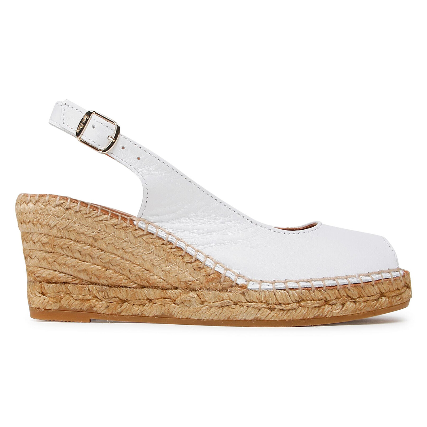 Toni Pons Espadrile Croacia Alb - Pled.ro