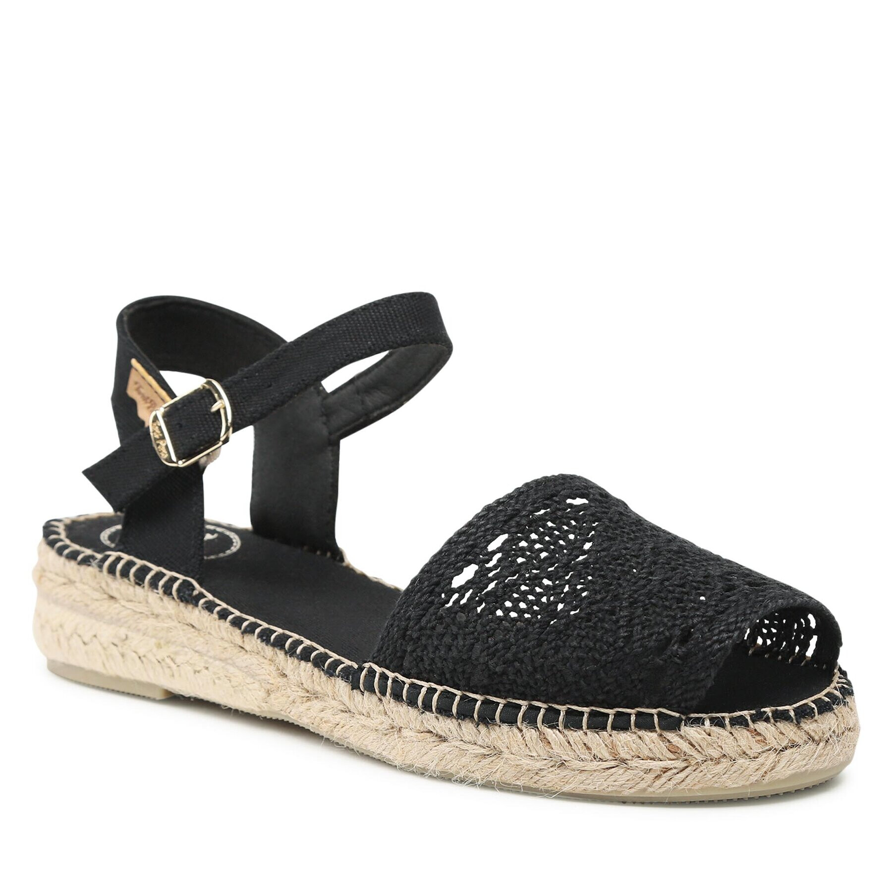 Toni Pons Espadrile Eulalia Negru - Pled.ro