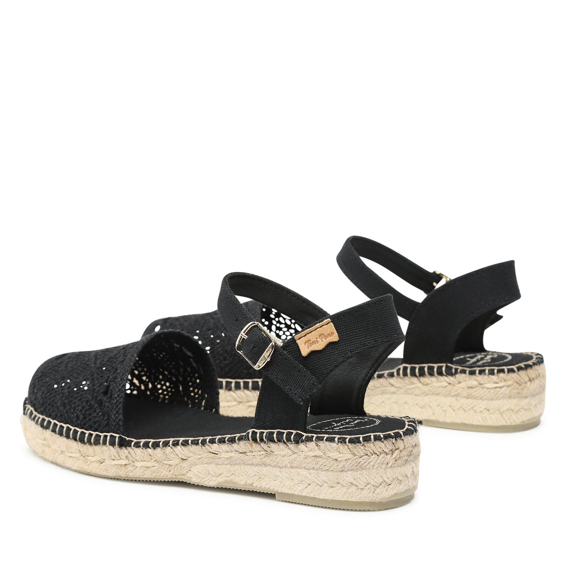 Toni Pons Espadrile Eulalia Negru - Pled.ro