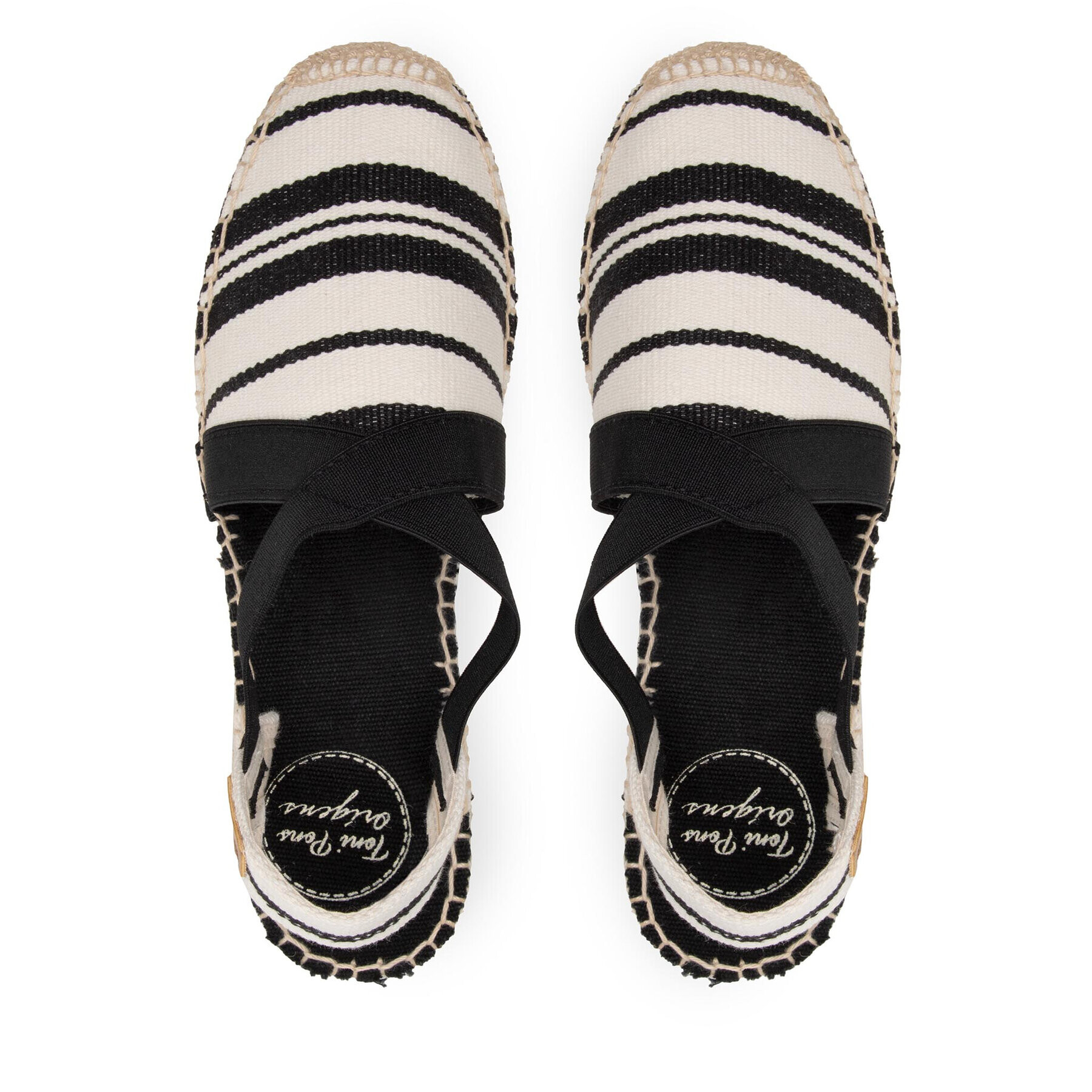 Toni Pons Espadrile Tarbes Negru - Pled.ro