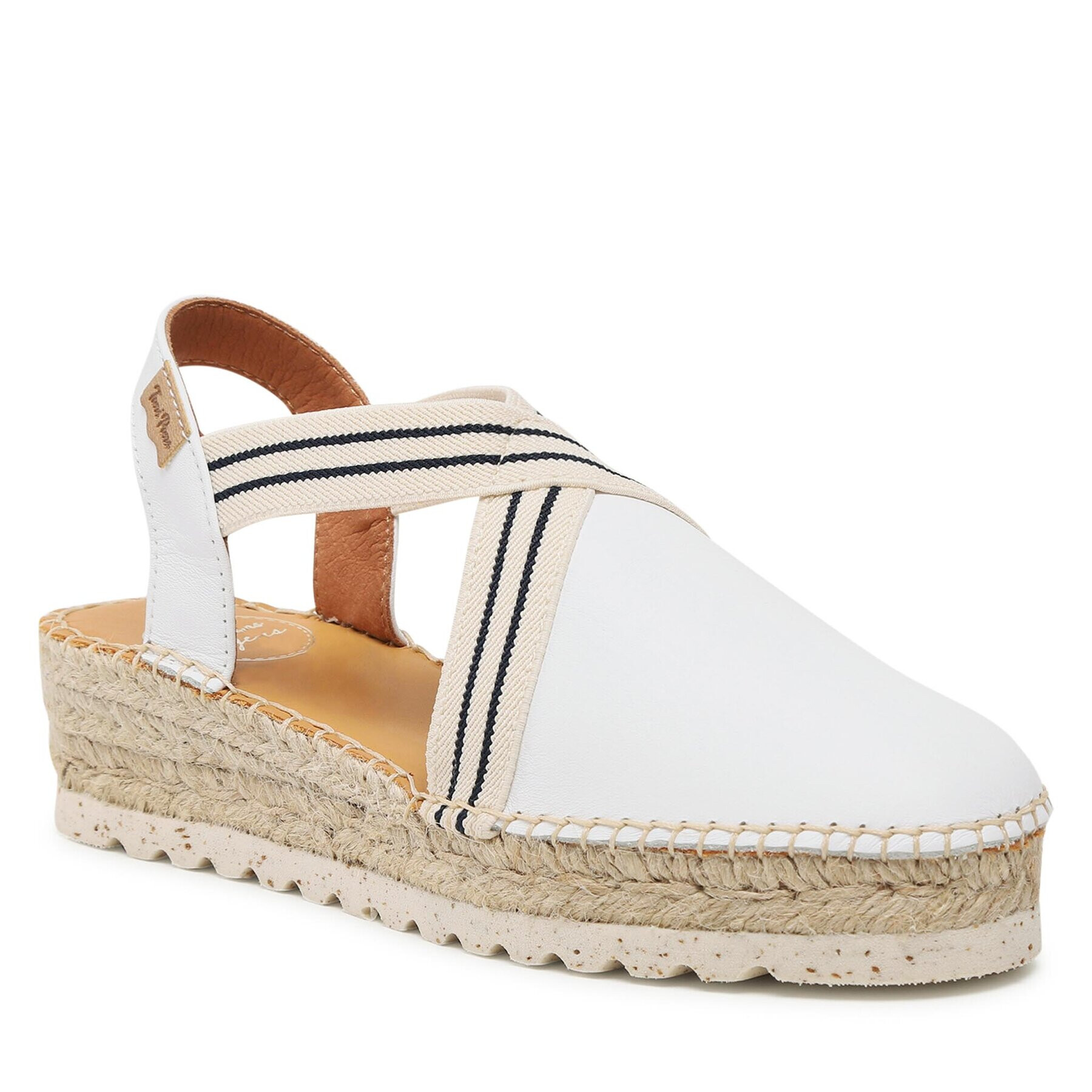 Toni Pons Espadrile Vera-Sw Alb - Pled.ro