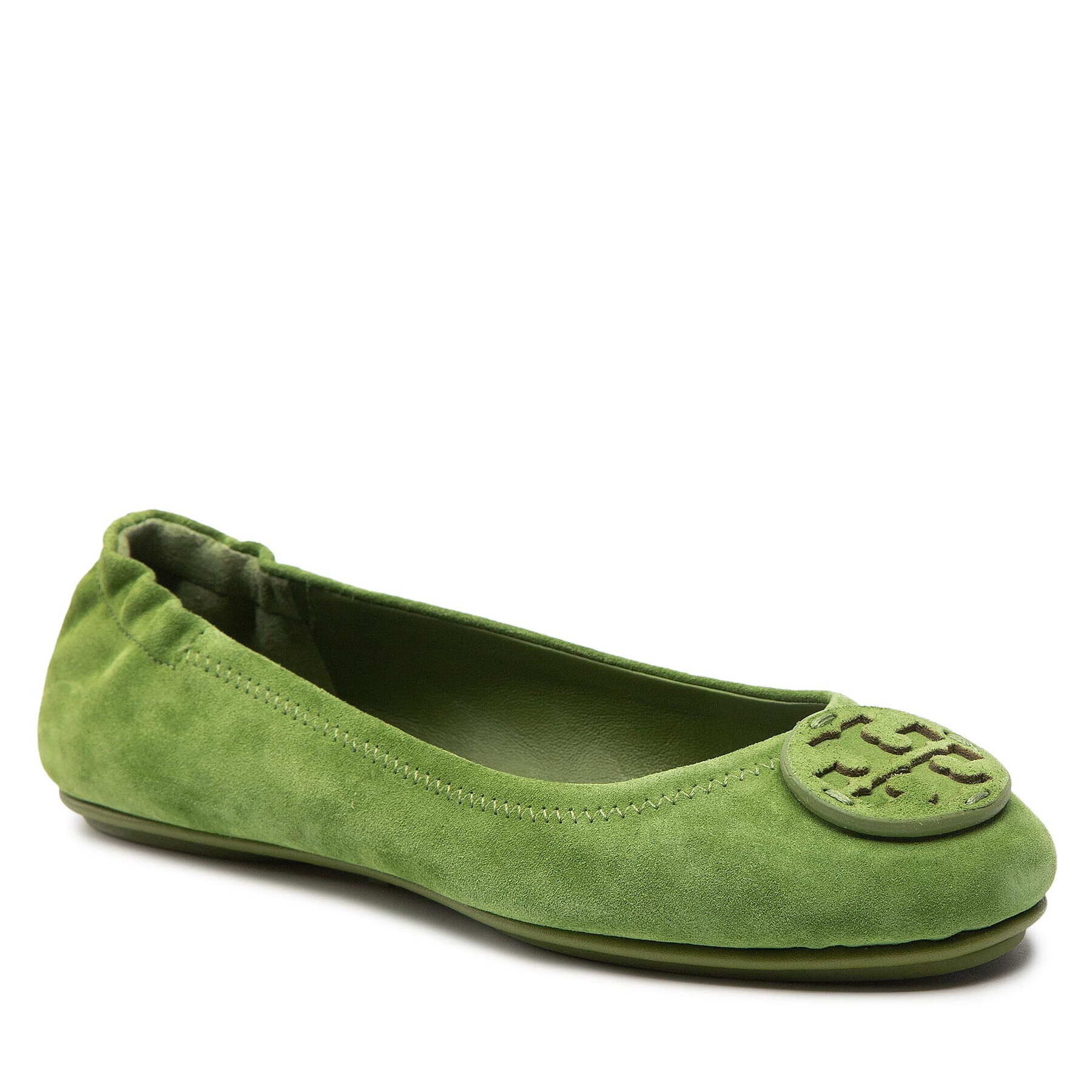 Tory Burch Balerini Mini Travel Ballet 137124 Verde - Pled.ro