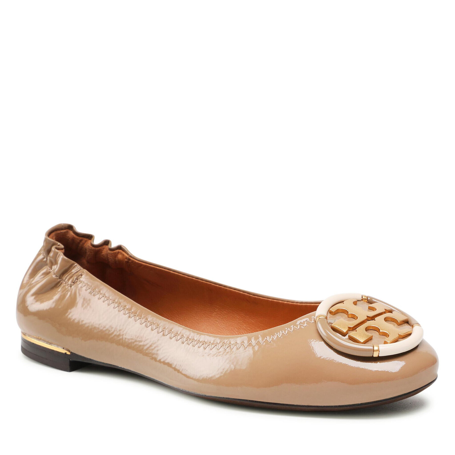 Tory Burch Balerini Multi Logo Ballet 85562 Bej - Pled.ro