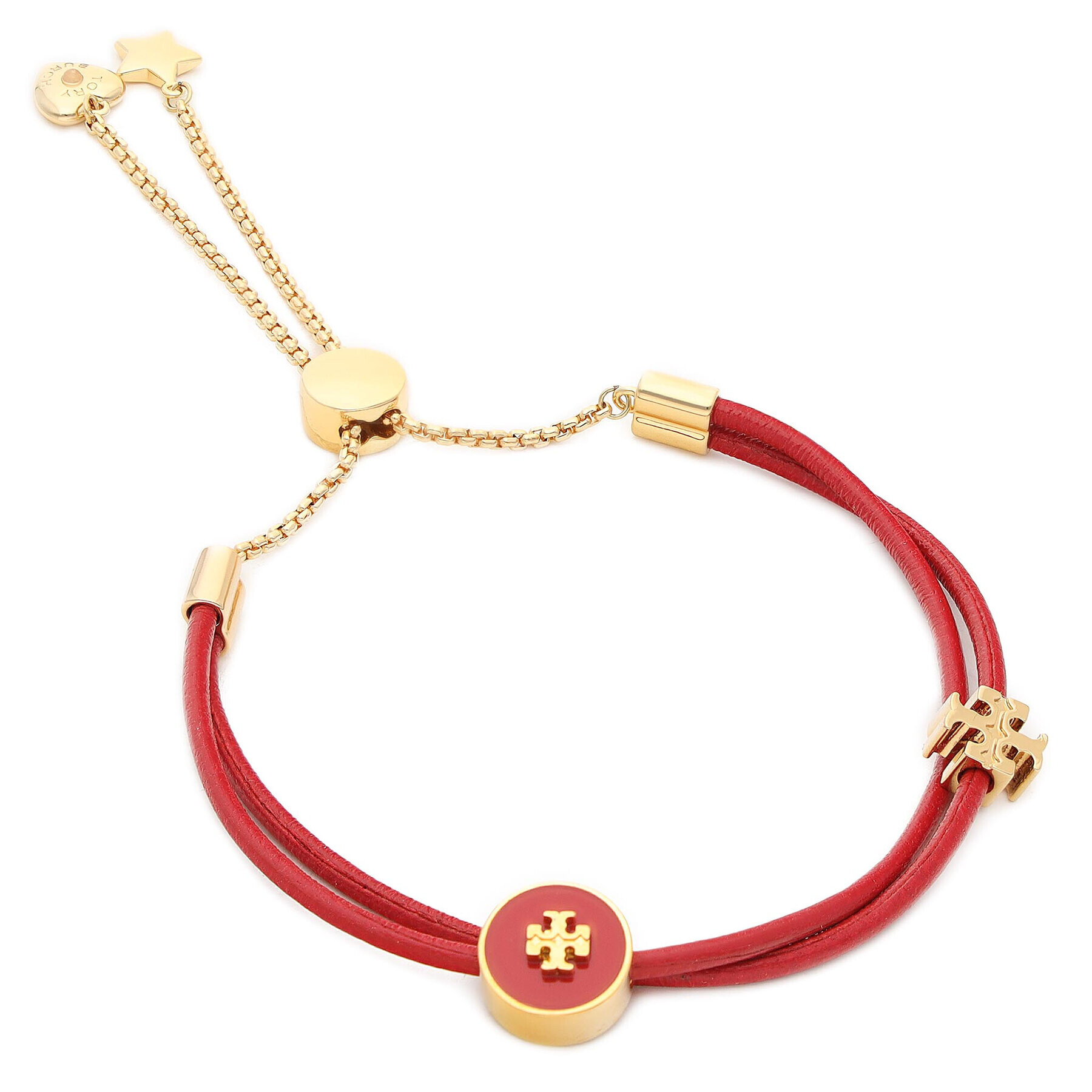 Tory Burch Brățară Kira Enamel Slider Bracelet 86248 Roșu - Pled.ro