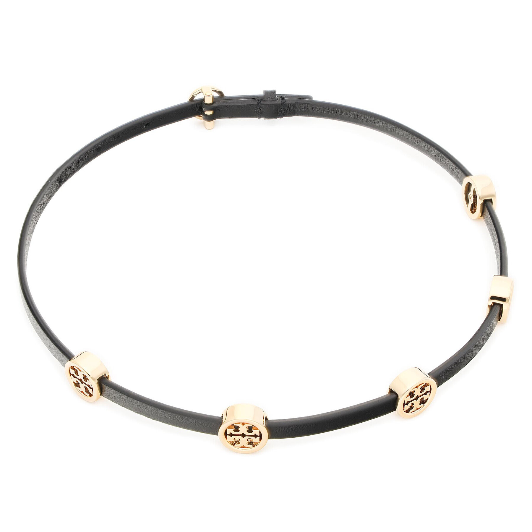 Tory Burch Brățară Miller Double Wrap Bracelet 82720 Negru - Pled.ro