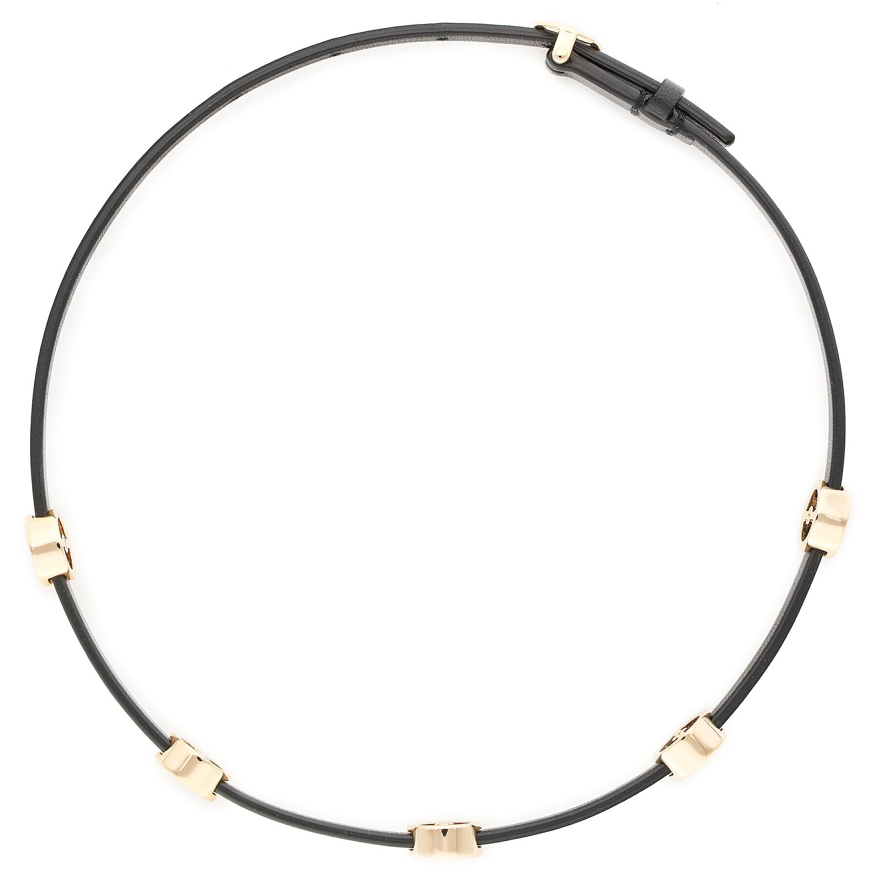 Tory Burch Brățară Miller Double Wrap Bracelet 82720 Negru - Pled.ro