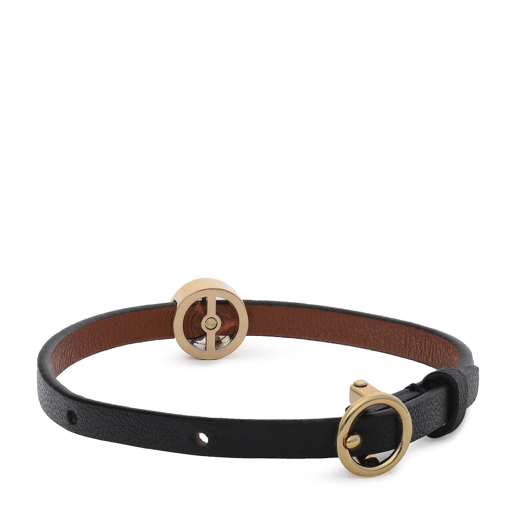 Tory Burch Brățară Miller Leather Bracelet 88955 Negru - Pled.ro