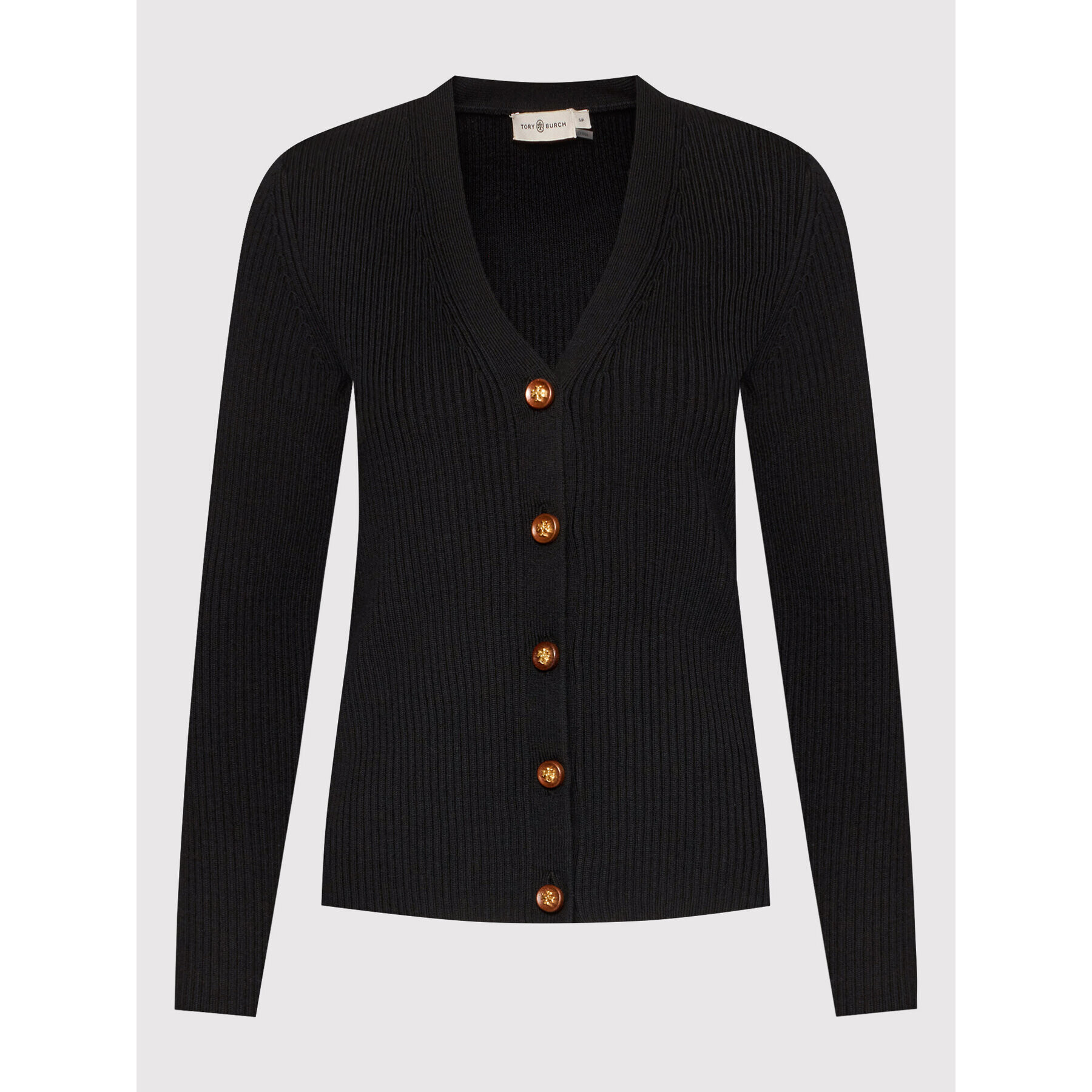 Tory Burch Cardigan Simone 84249 Negru Regular Fit - Pled.ro