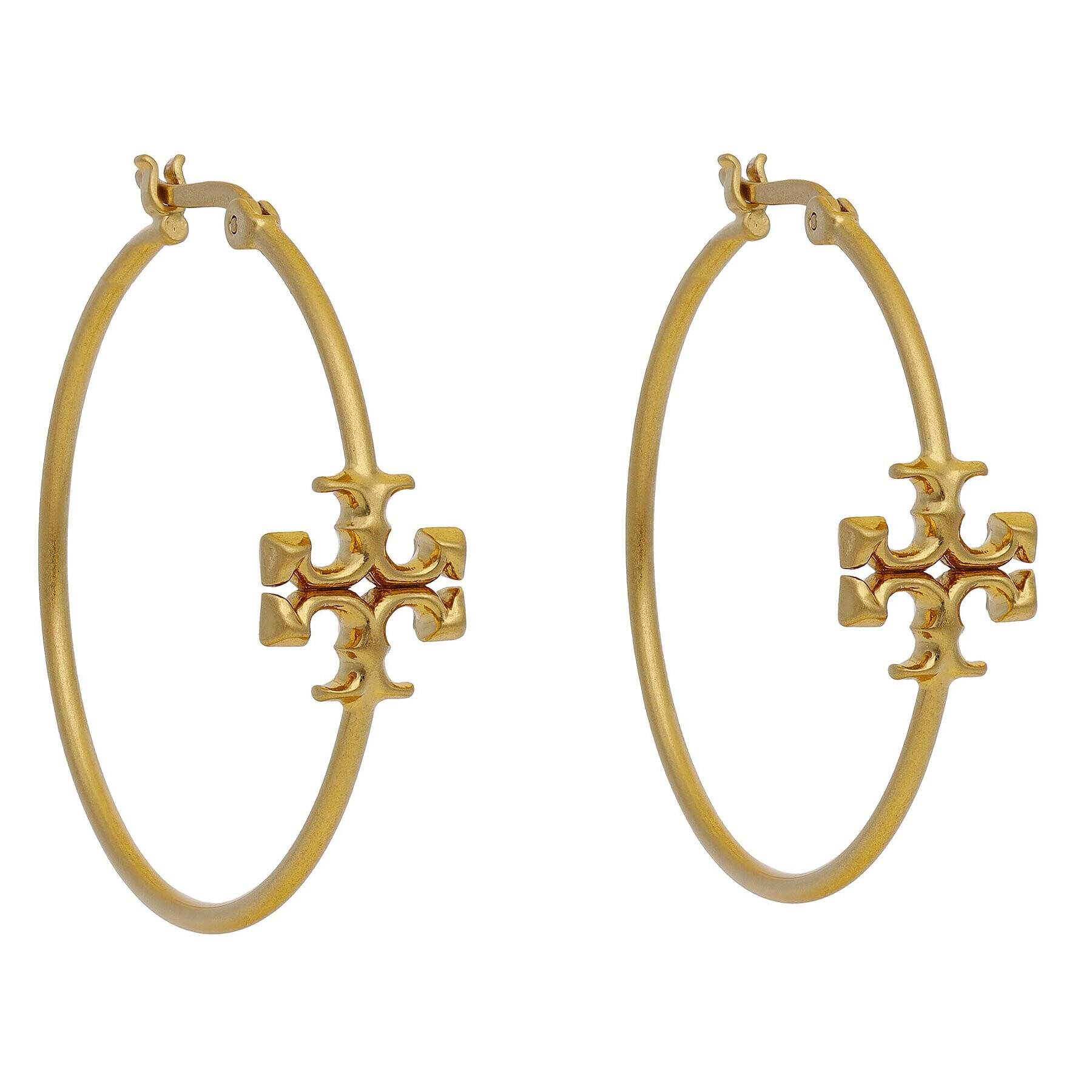 Tory Burch Cercei Kira Hoop Earring 83431 Auriu - Pled.ro