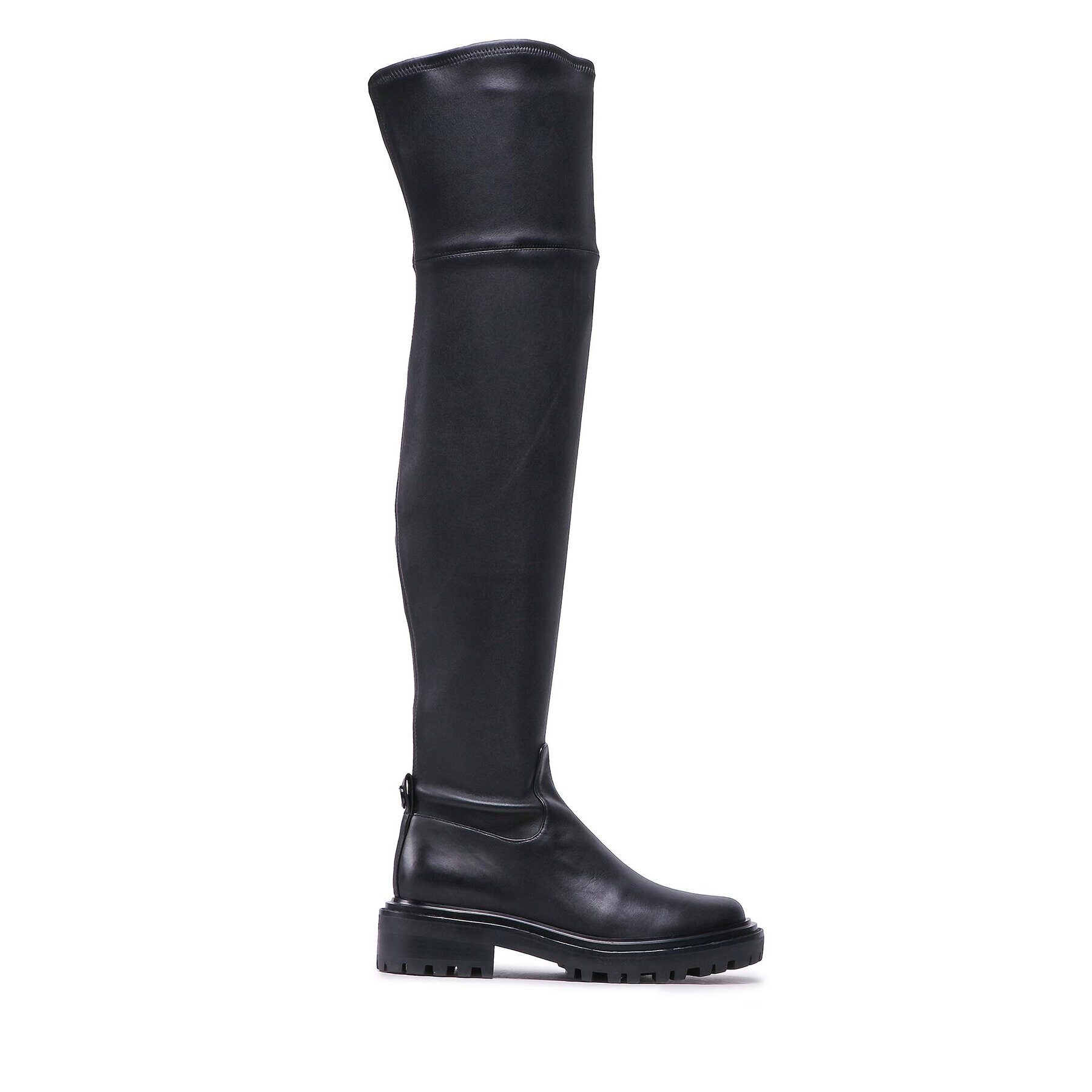 Tory Burch Cizme lungi muschetar Utility Lug Otk Boot 137660 Negru - Pled.ro