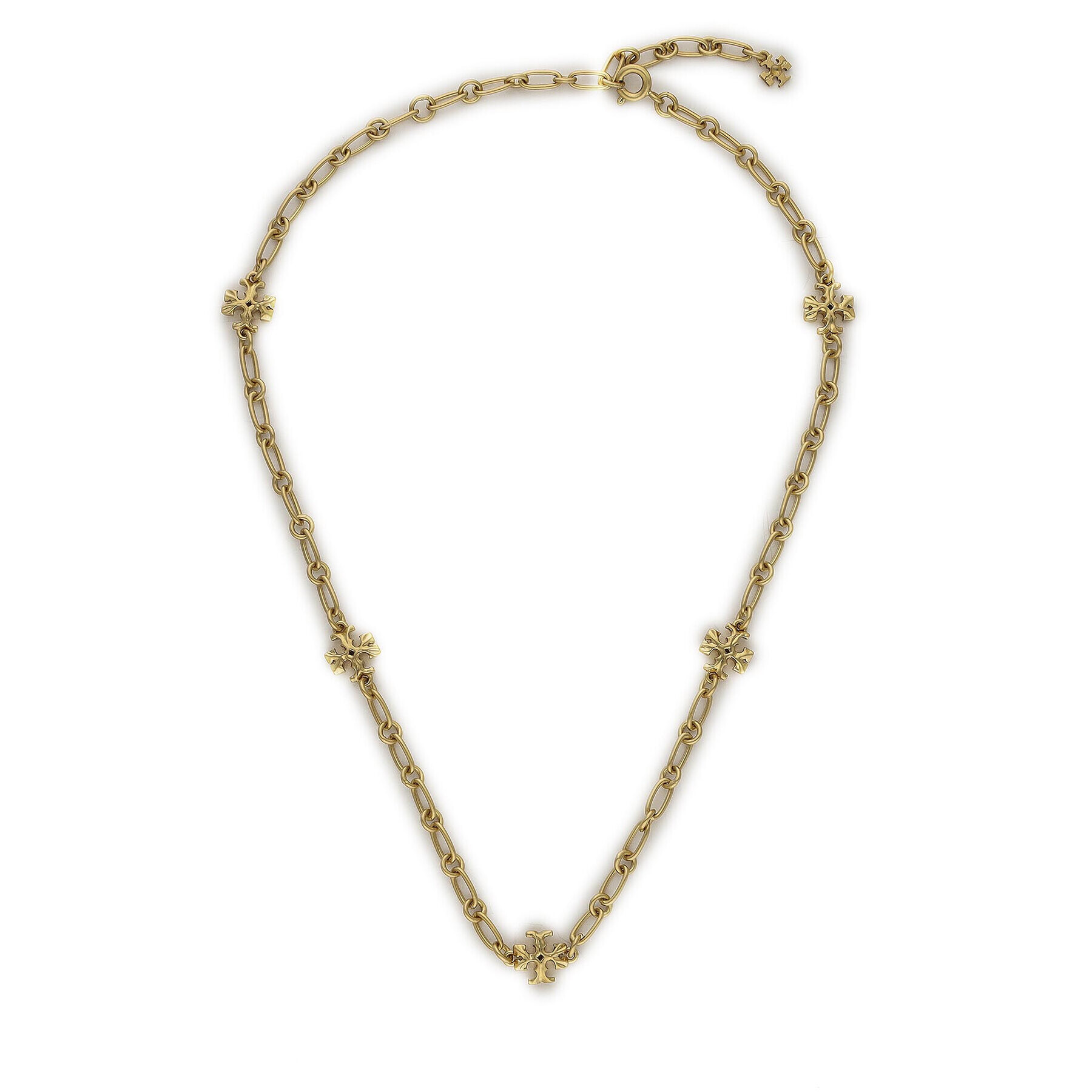 Tory Burch Colier Roxanne Chain Delicate Necklace 83341 Auriu - Pled.ro