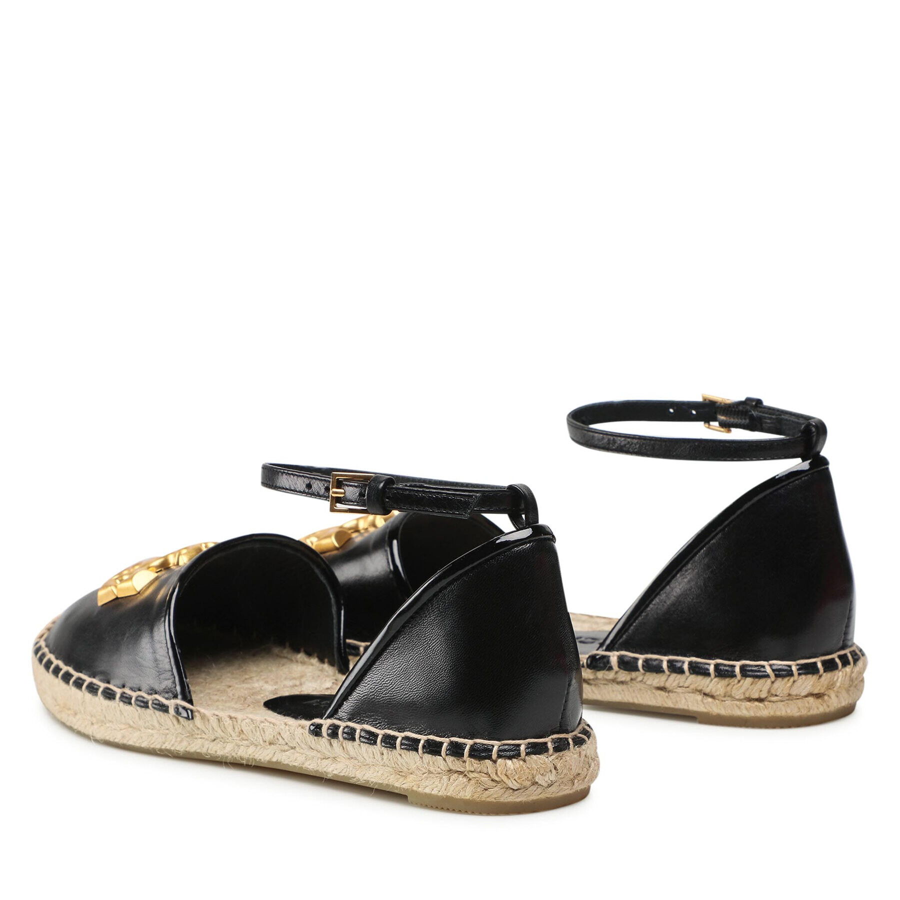 Tory Burch Espadrile Eleanor Dorsay Espadrille 88743 Negru - Pled.ro