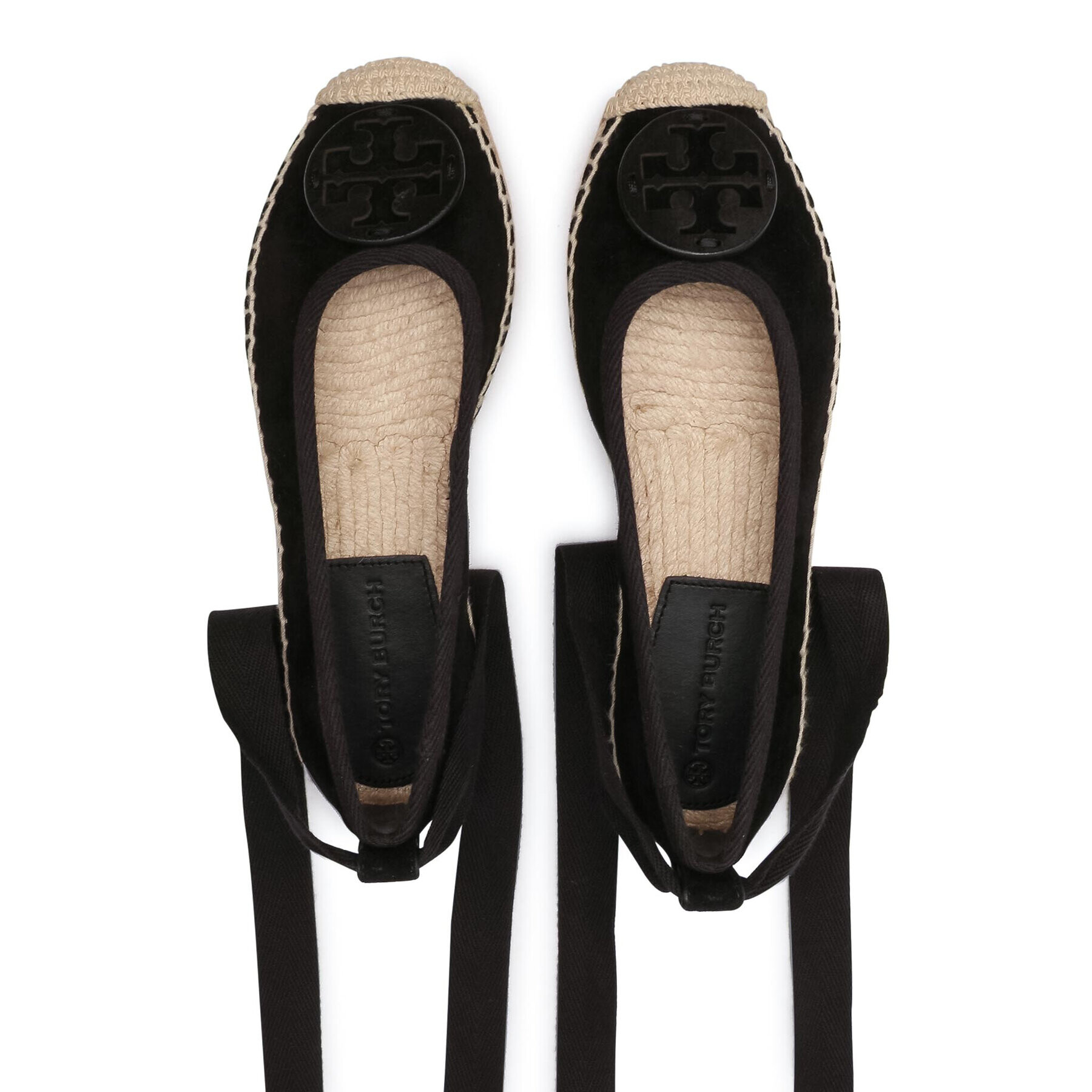 Tory Burch Espadrile Minnie Ballet Espadrille 78791 Negru - Pled.ro