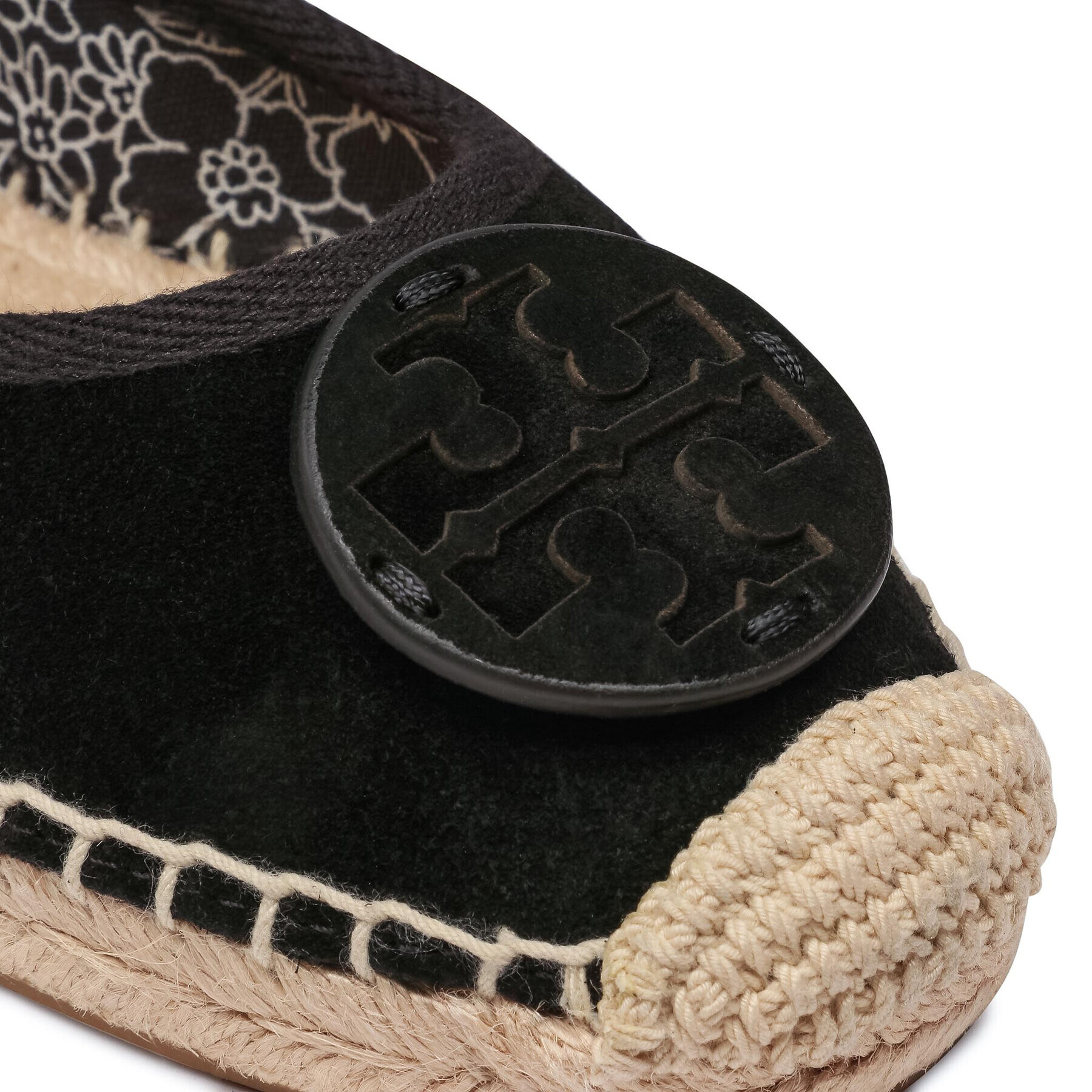 Tory Burch Espadrile Minnie Ballet Espadrille 78791 Negru - Pled.ro