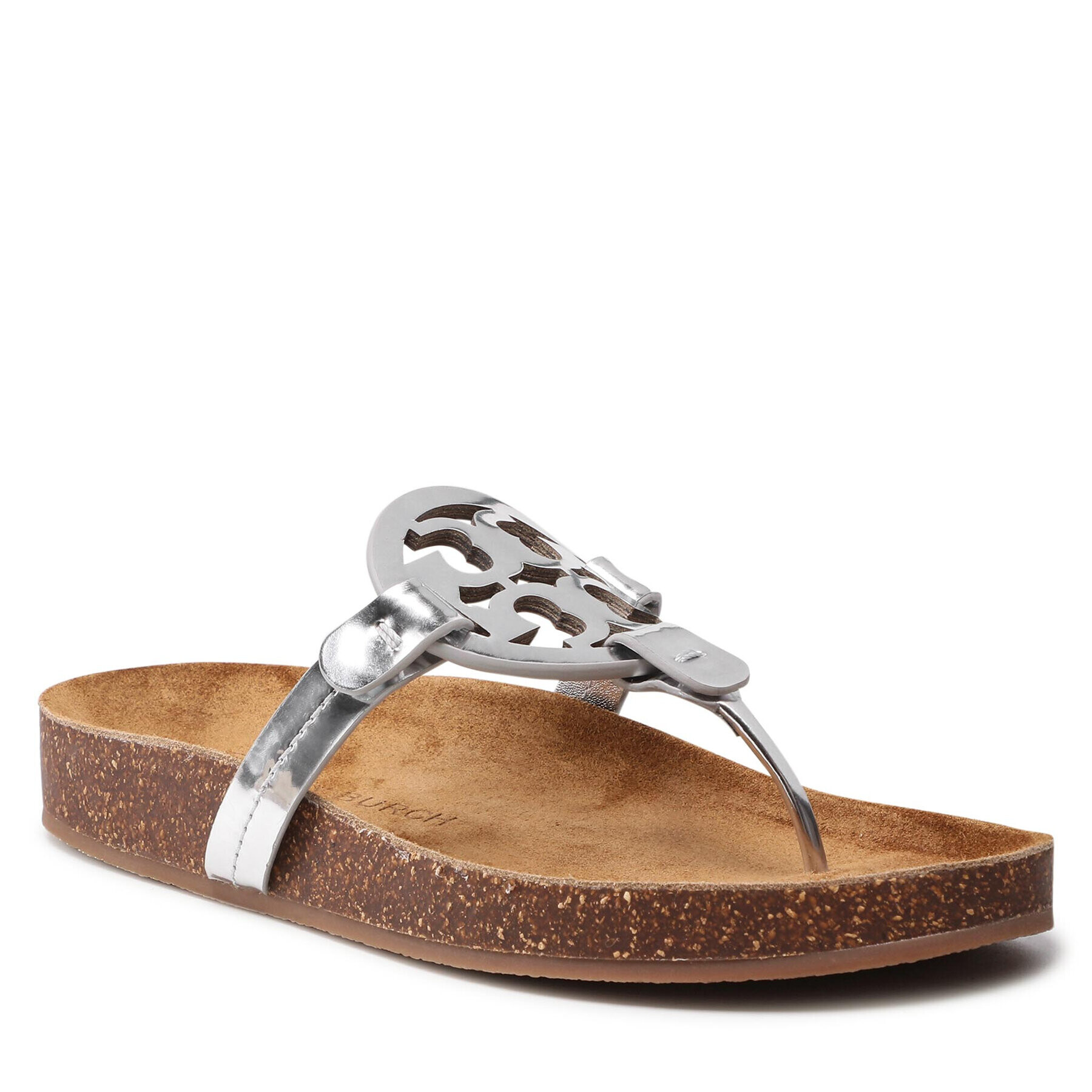 Tory Burch Flip flop Miller Cloud Mirror 88800 Argintiu - Pled.ro