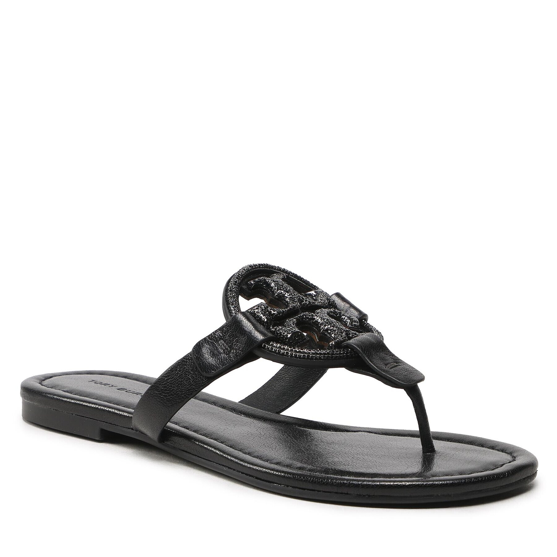 Tory Burch Flip flop Miller Pave 145945 Negru - Pled.ro