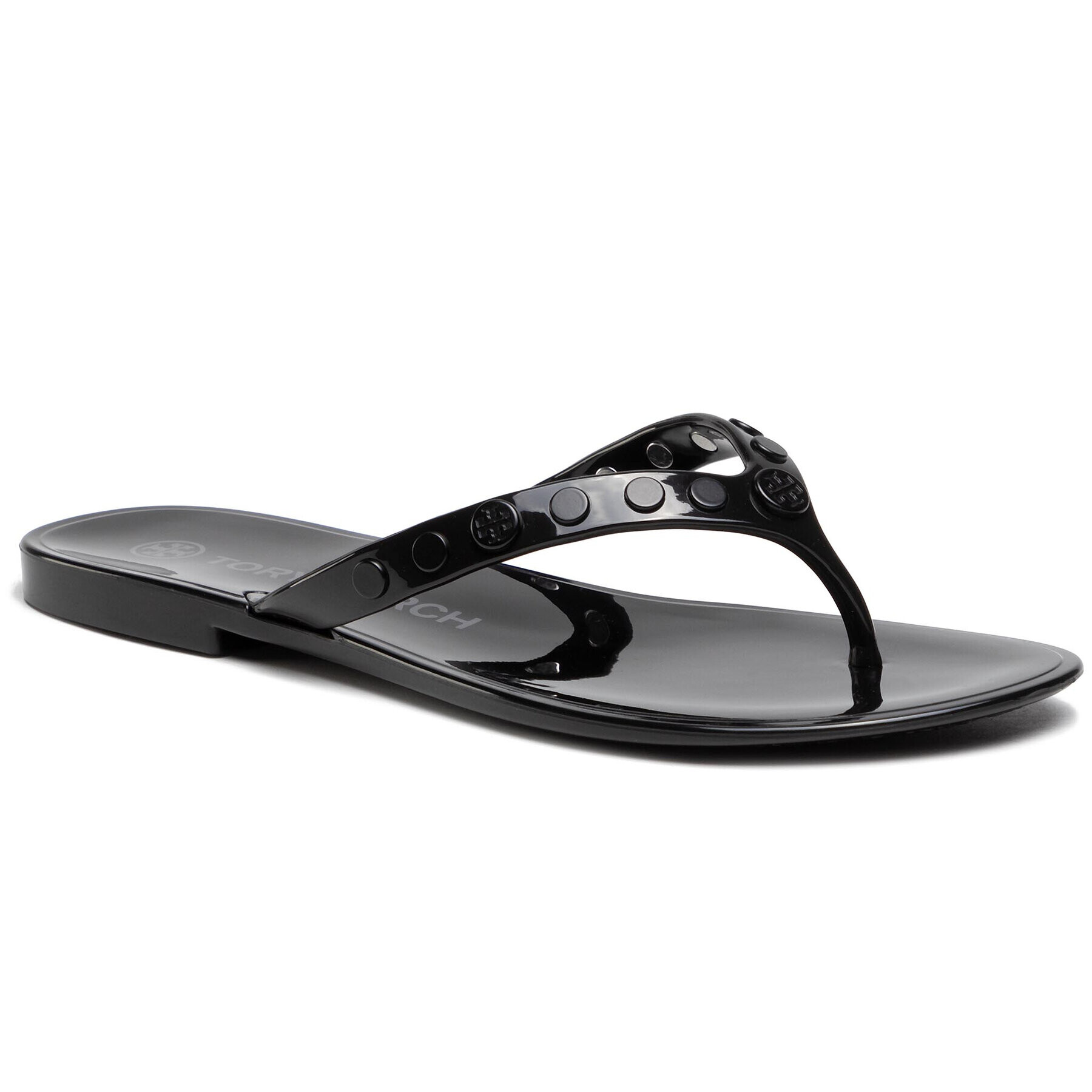 Tory Burch Flip flop Studded Jelly 76555 Negru - Pled.ro