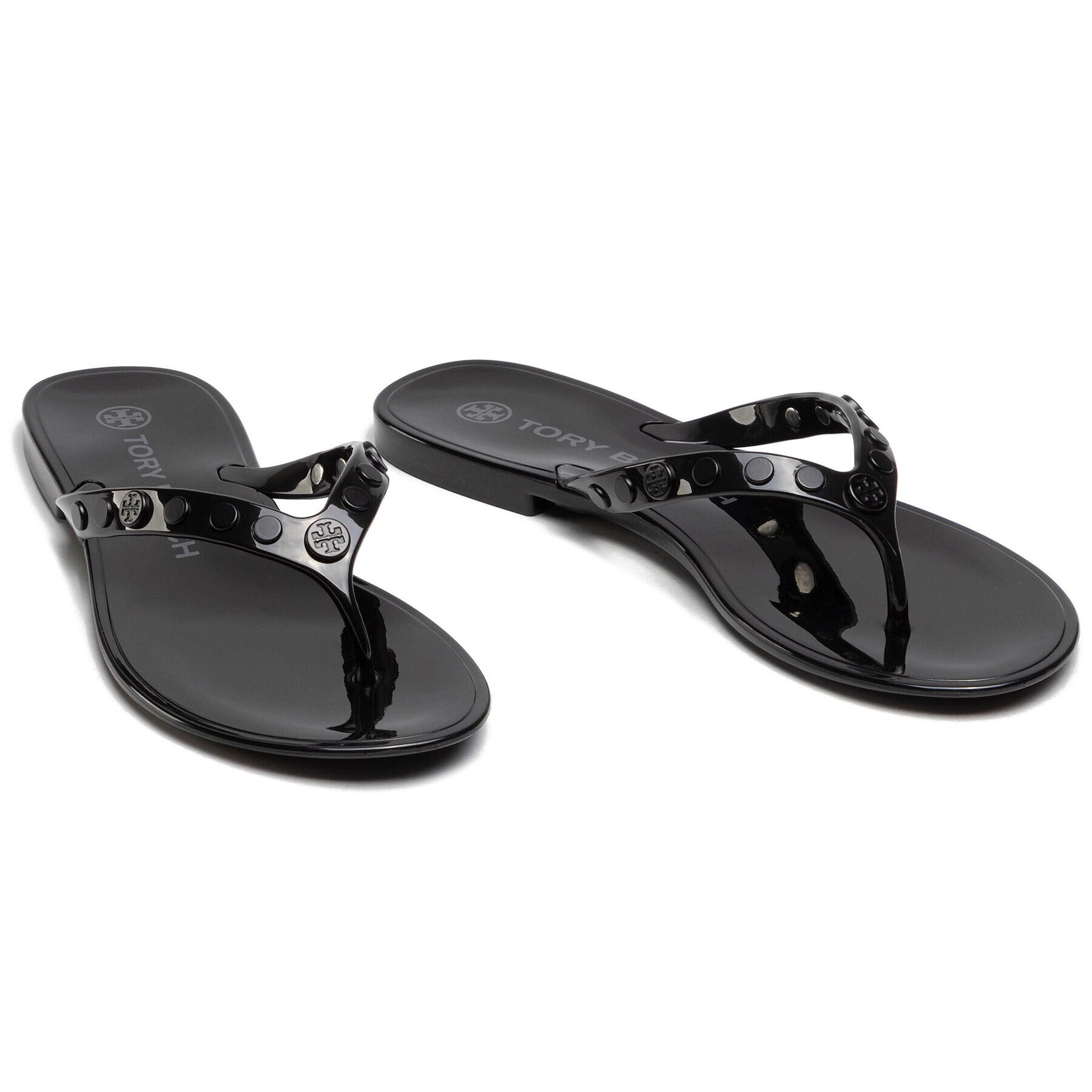 Tory Burch Flip flop Studded Jelly 76555 Negru - Pled.ro