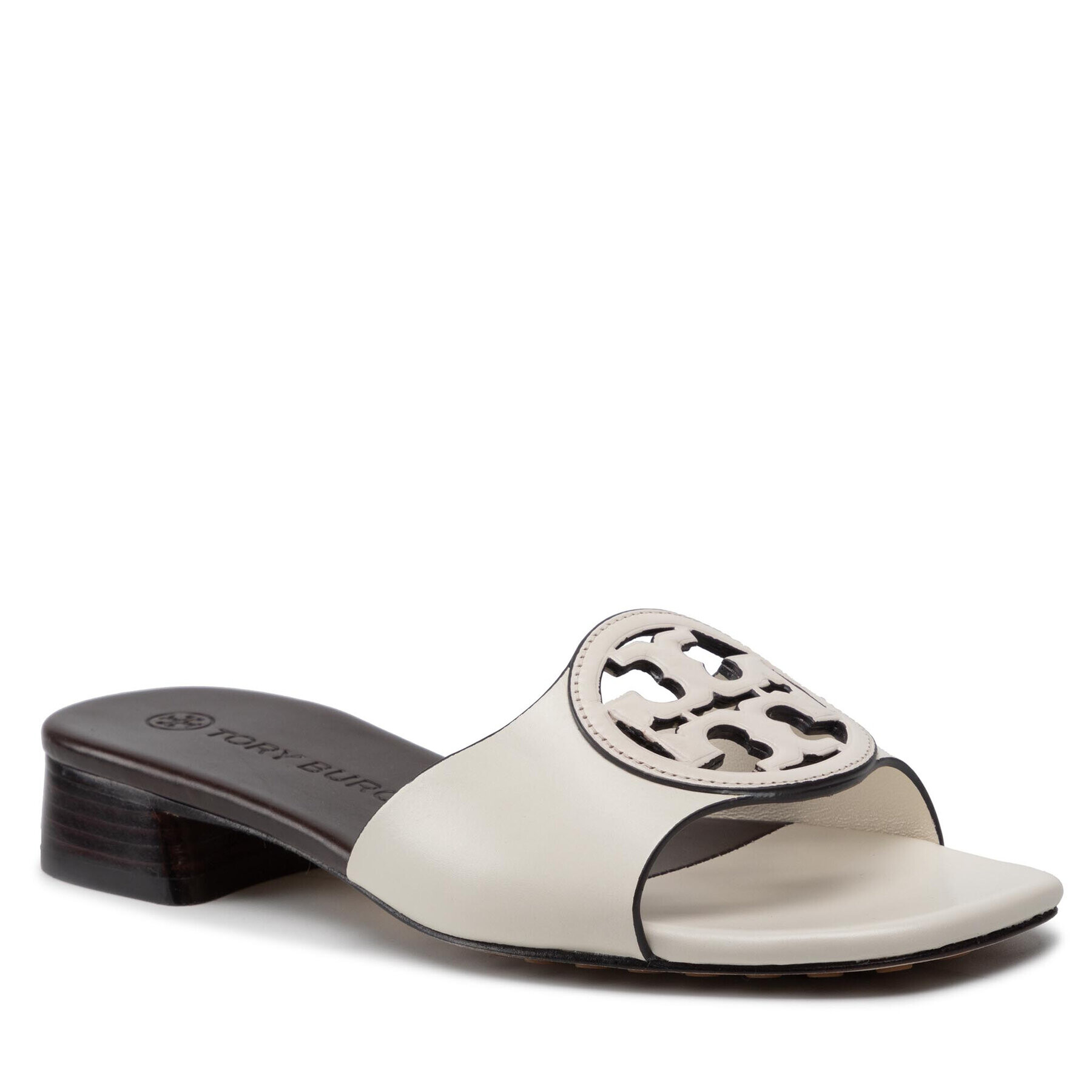 Tory Burch Șlapi Bombe Miller Slide 89367 Alb - Pled.ro