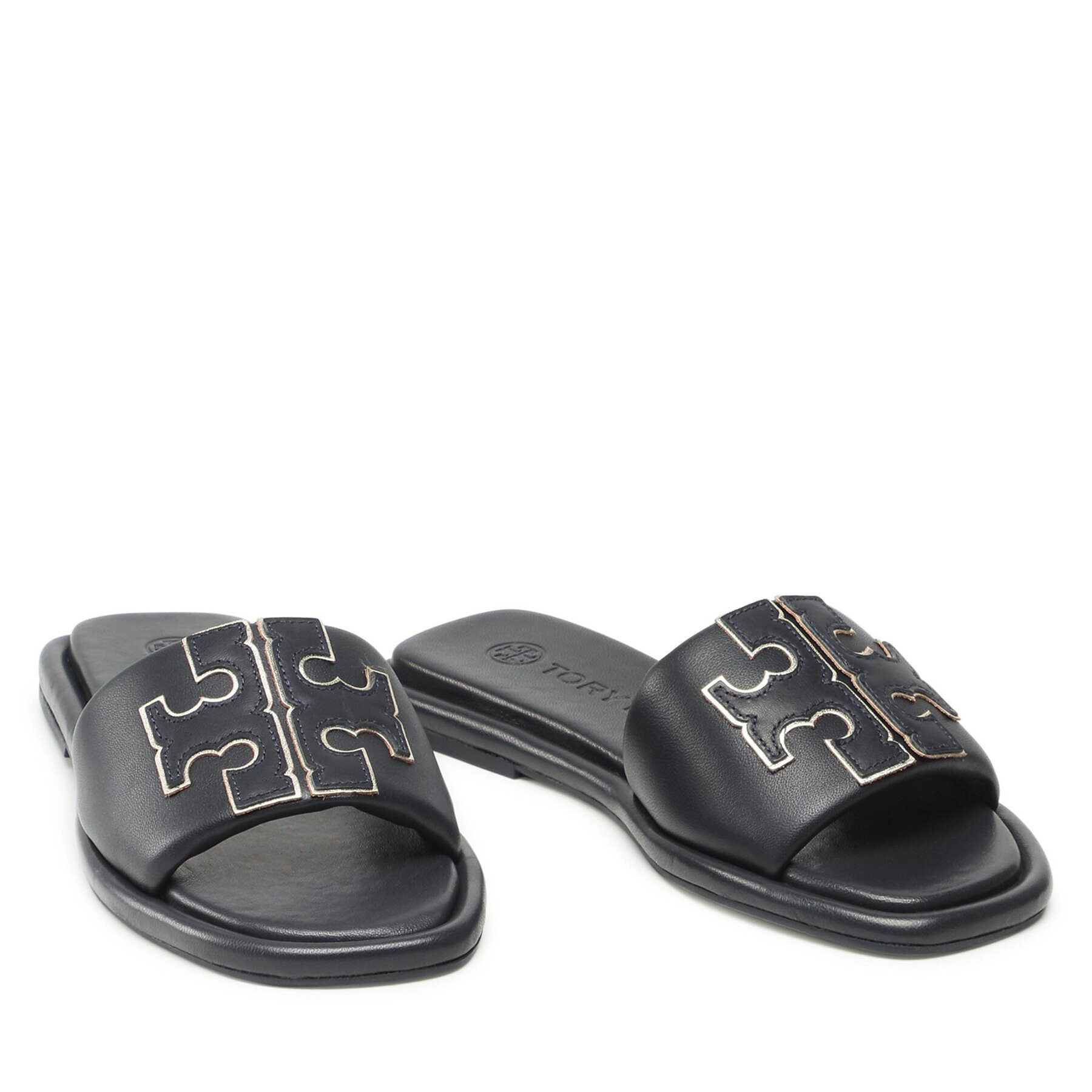 Tory Burch Șlapi Doublet Sport Slide 79985 Bleumarin - Pled.ro