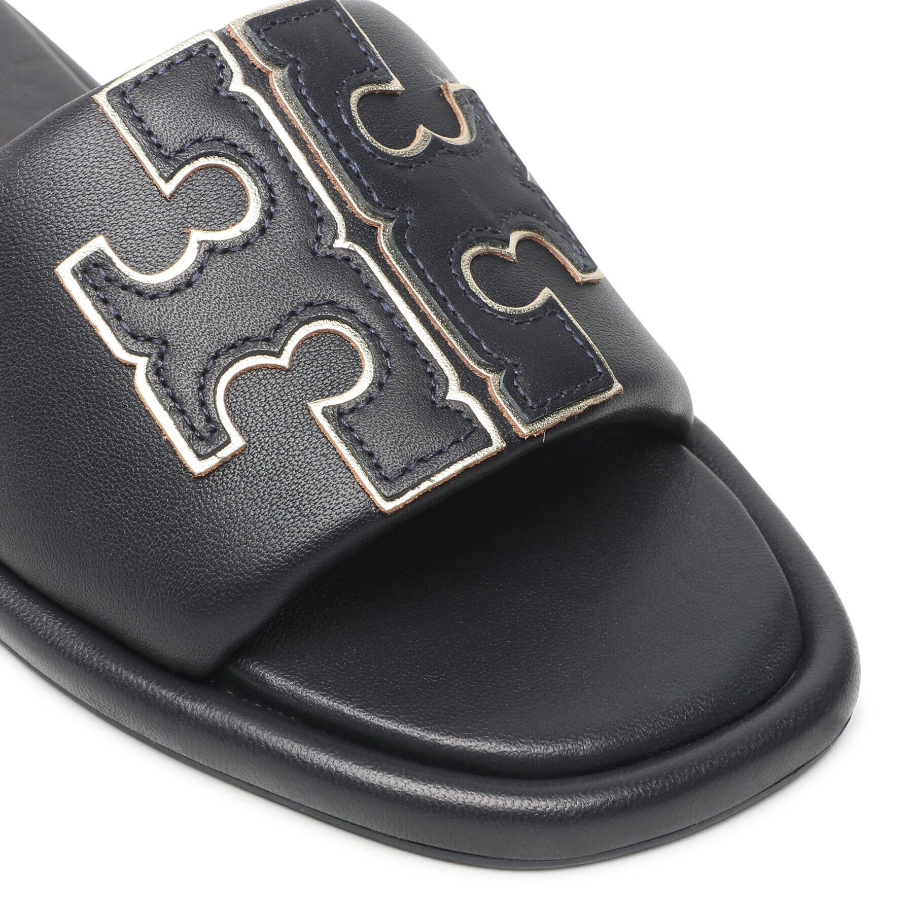 Tory Burch Șlapi Doublet Sport Slide 79985 Bleumarin - Pled.ro