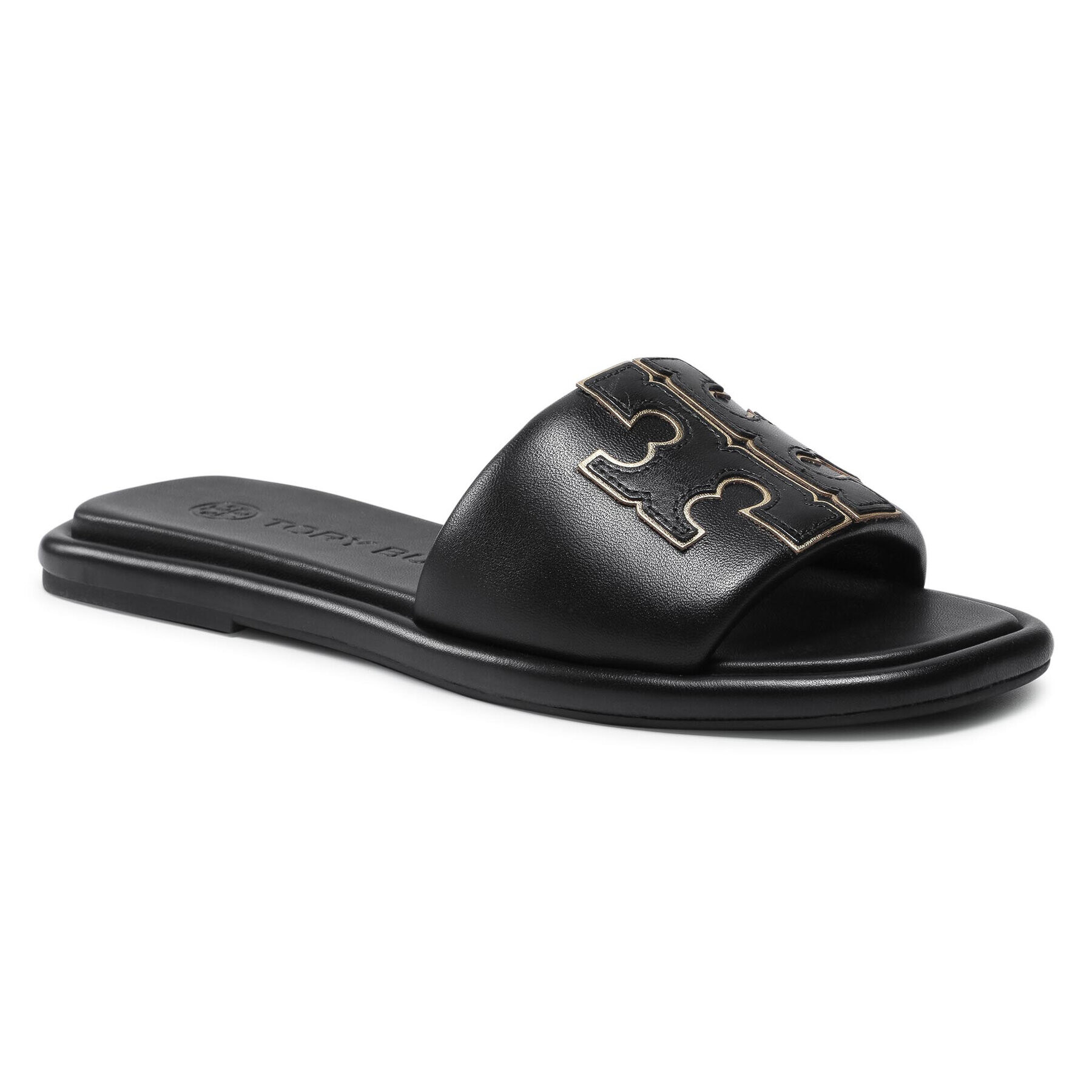 Tory Burch Șlapi Doublet Sport Slide 79985 Negru - Pled.ro