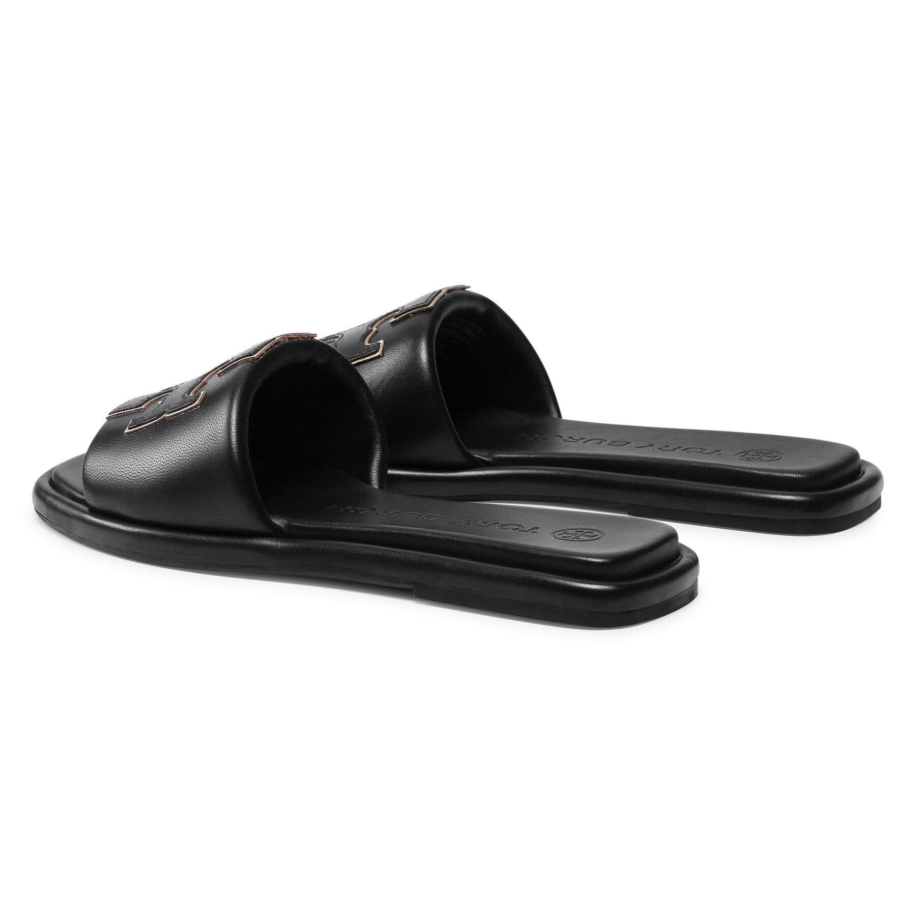 Tory Burch Șlapi Doublet Sport Slide 79985 Negru - Pled.ro