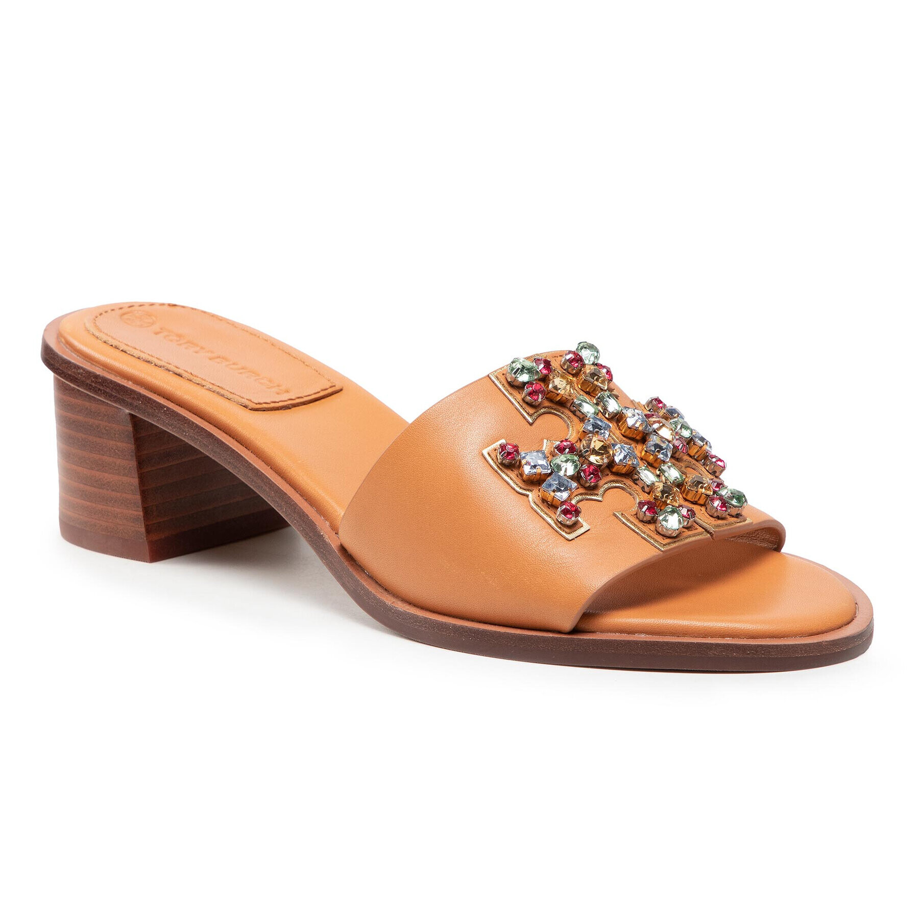 Tory Burch Șlapi Ines Embellished 55Mm Slide 84220 Portocaliu - Pled.ro