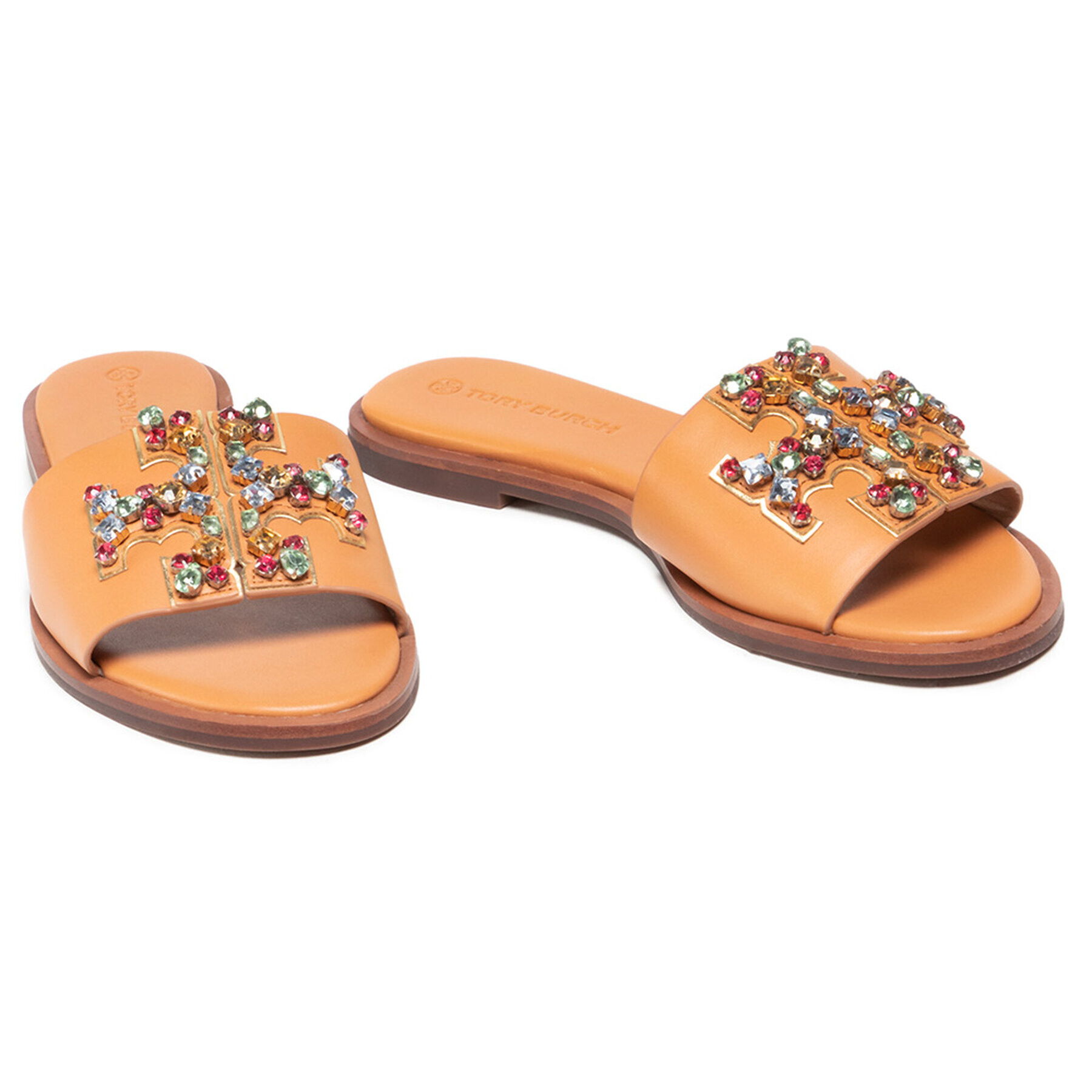 Tory Burch Șlapi Ines Embellished 84241-200 Maro - Pled.ro