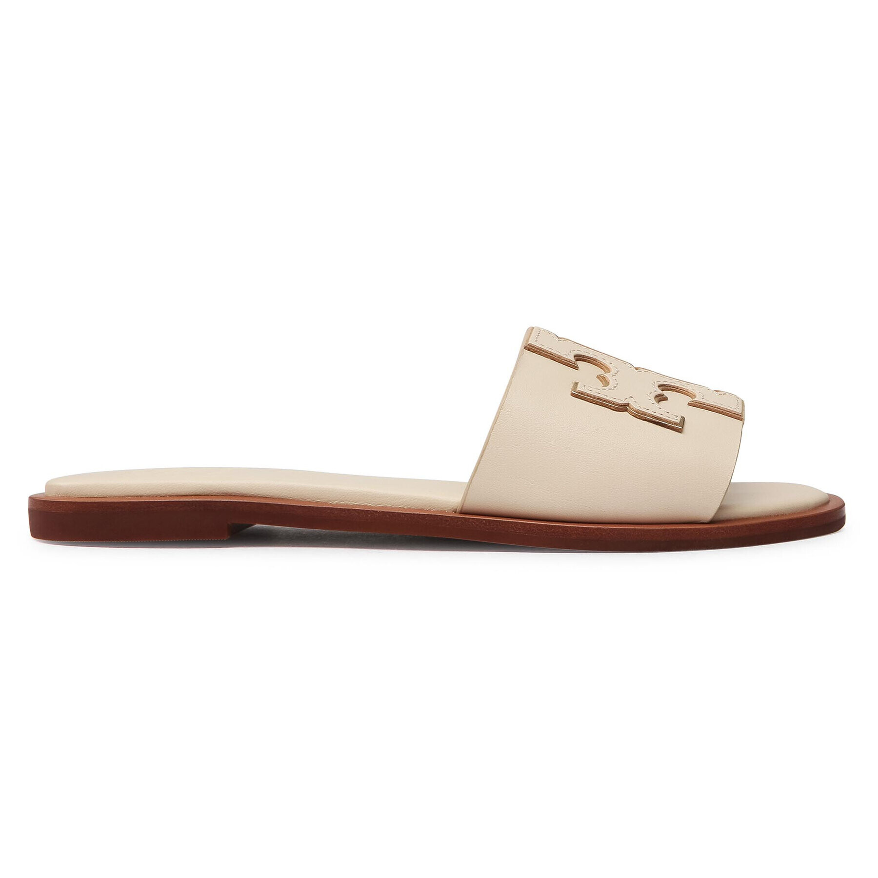 Tory Burch Șlapi Ines Slide 50109 Bej - Pled.ro