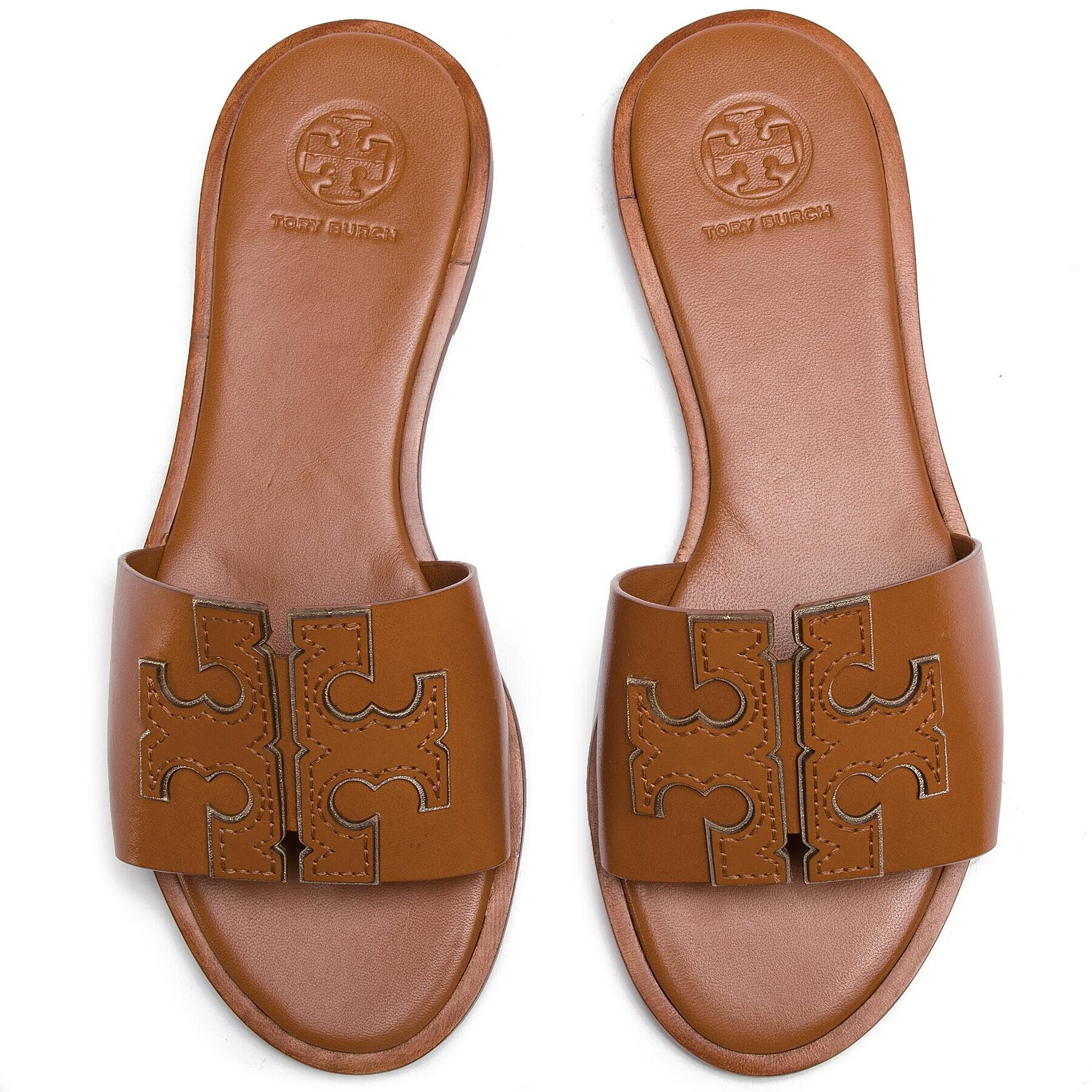 Tory Burch Șlapi Ines Slide 50109 Maro - Pled.ro