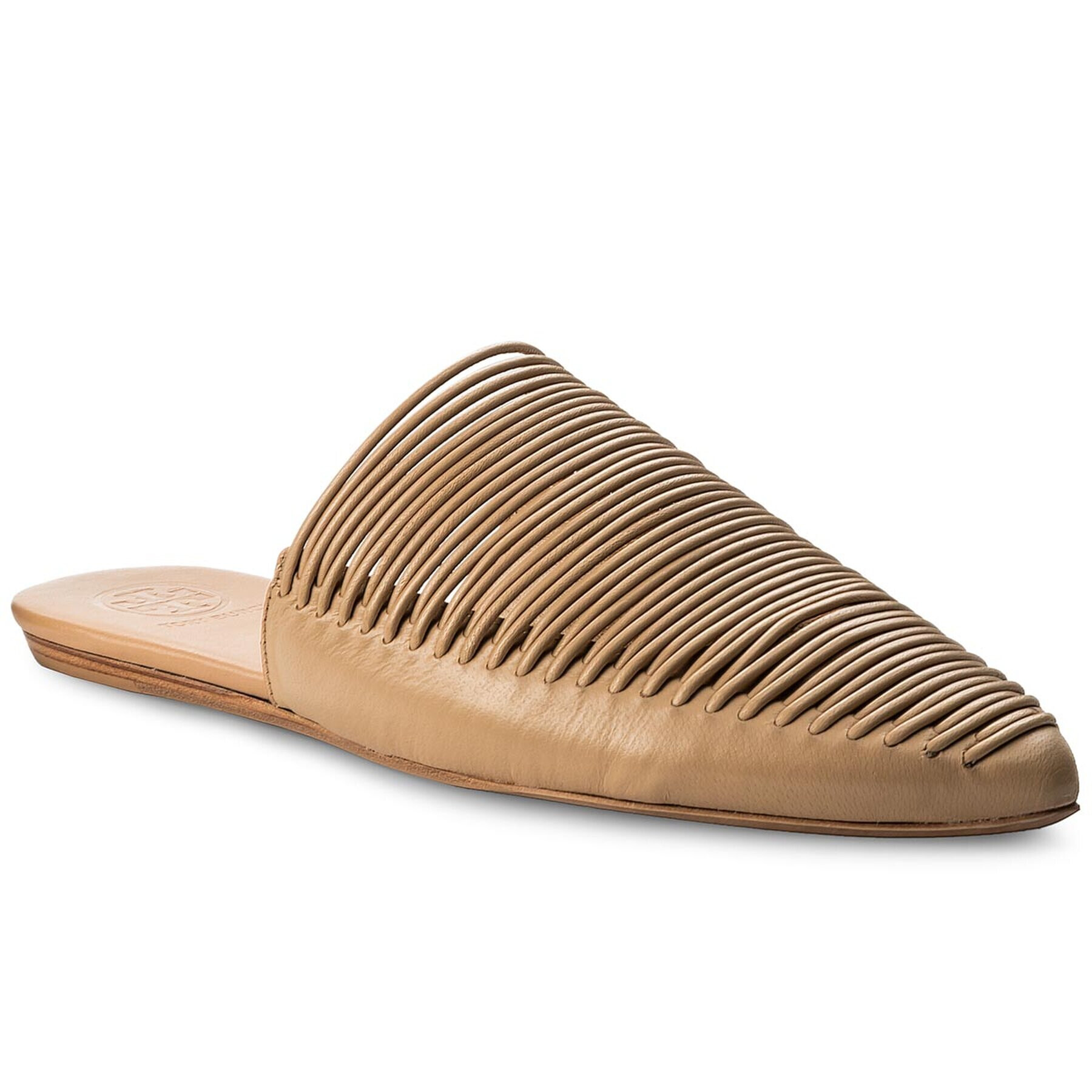 Tory Burch Șlapi Sienna Flat Slide 47126 Maro - Pled.ro