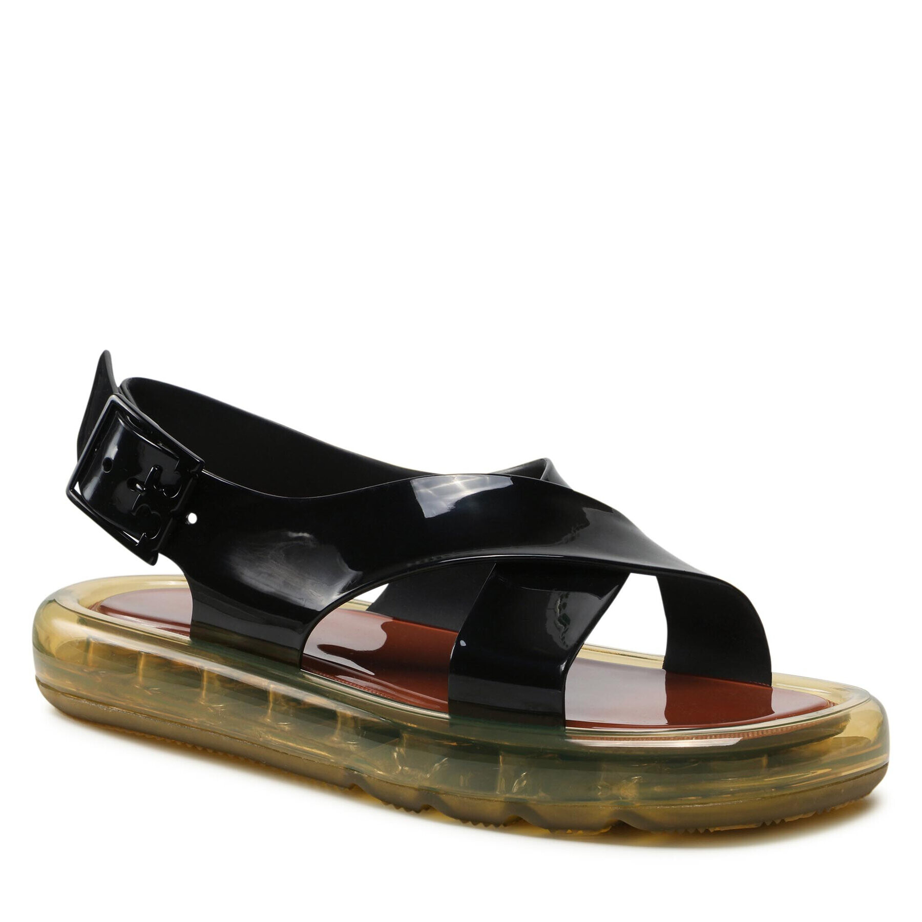 Tory Burch Sandale Criss Cross Bubble Jelly 87700 Negru - Pled.ro