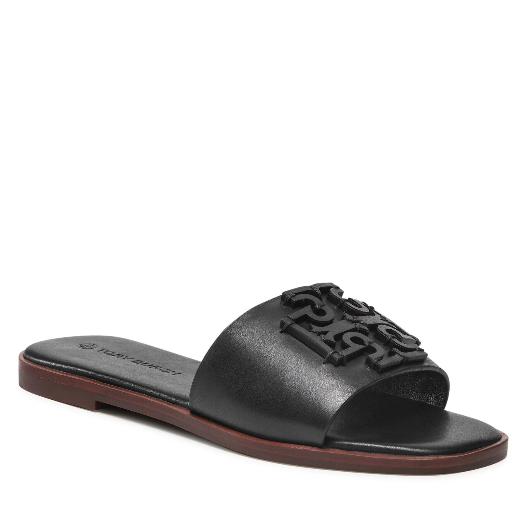 Tory Burch Șlapi Ines Slide 88784 Negru - Pled.ro