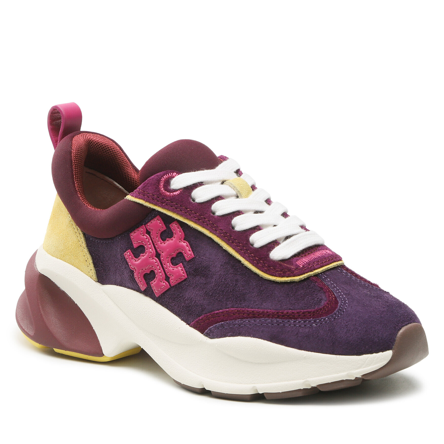 Tory Burch Sneakers Good Luck Trainer 140733 Violet - Pled.ro