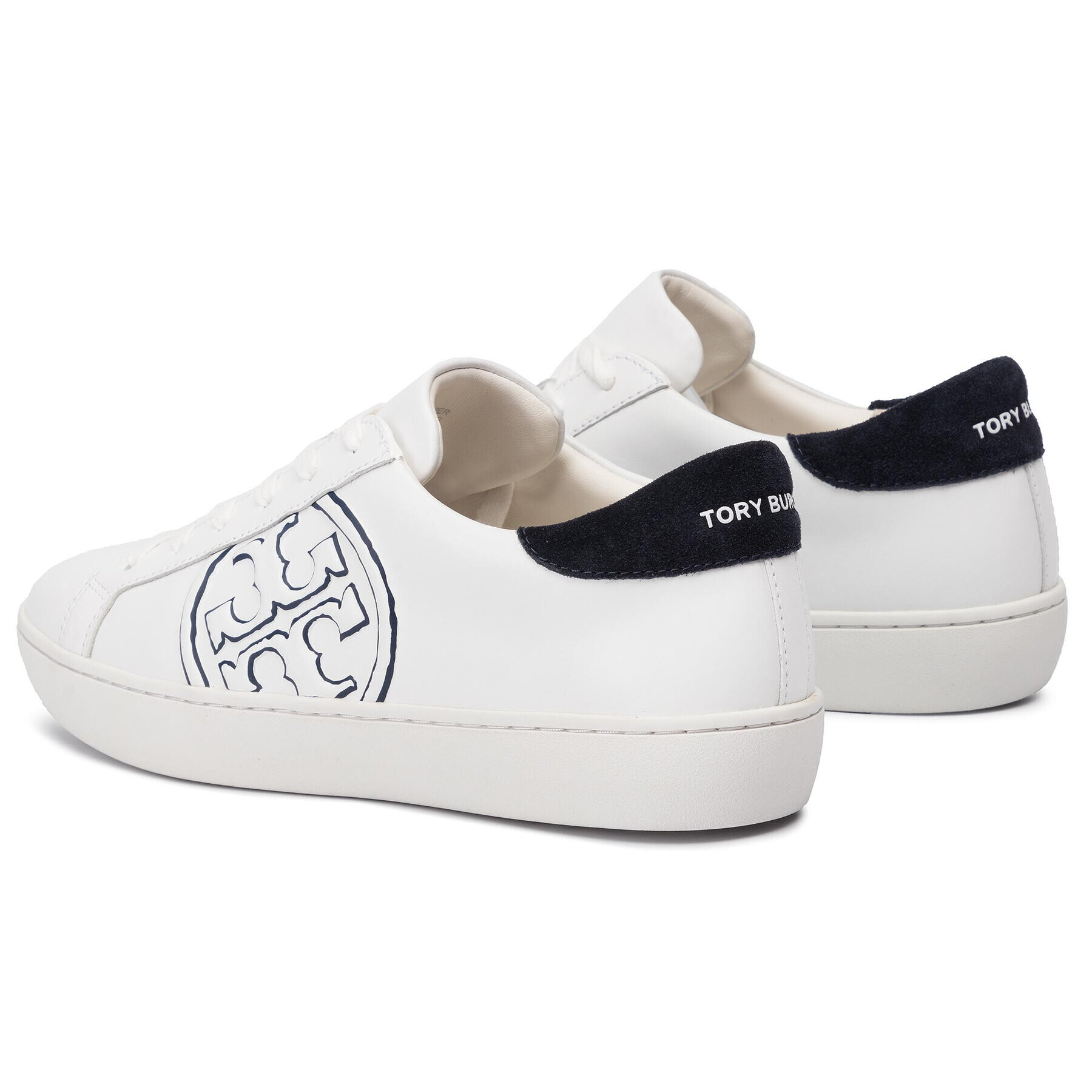 Tory Burch Sneakers T-Logo Sneaker 60847 Alb - Pled.ro