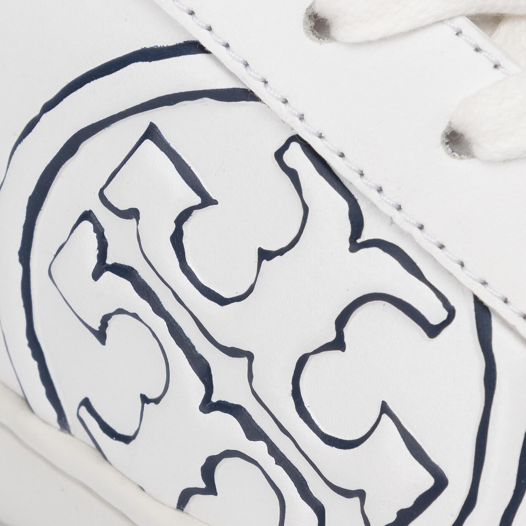 Tory Burch Sneakers T-Logo Sneaker 60847 Alb - Pled.ro