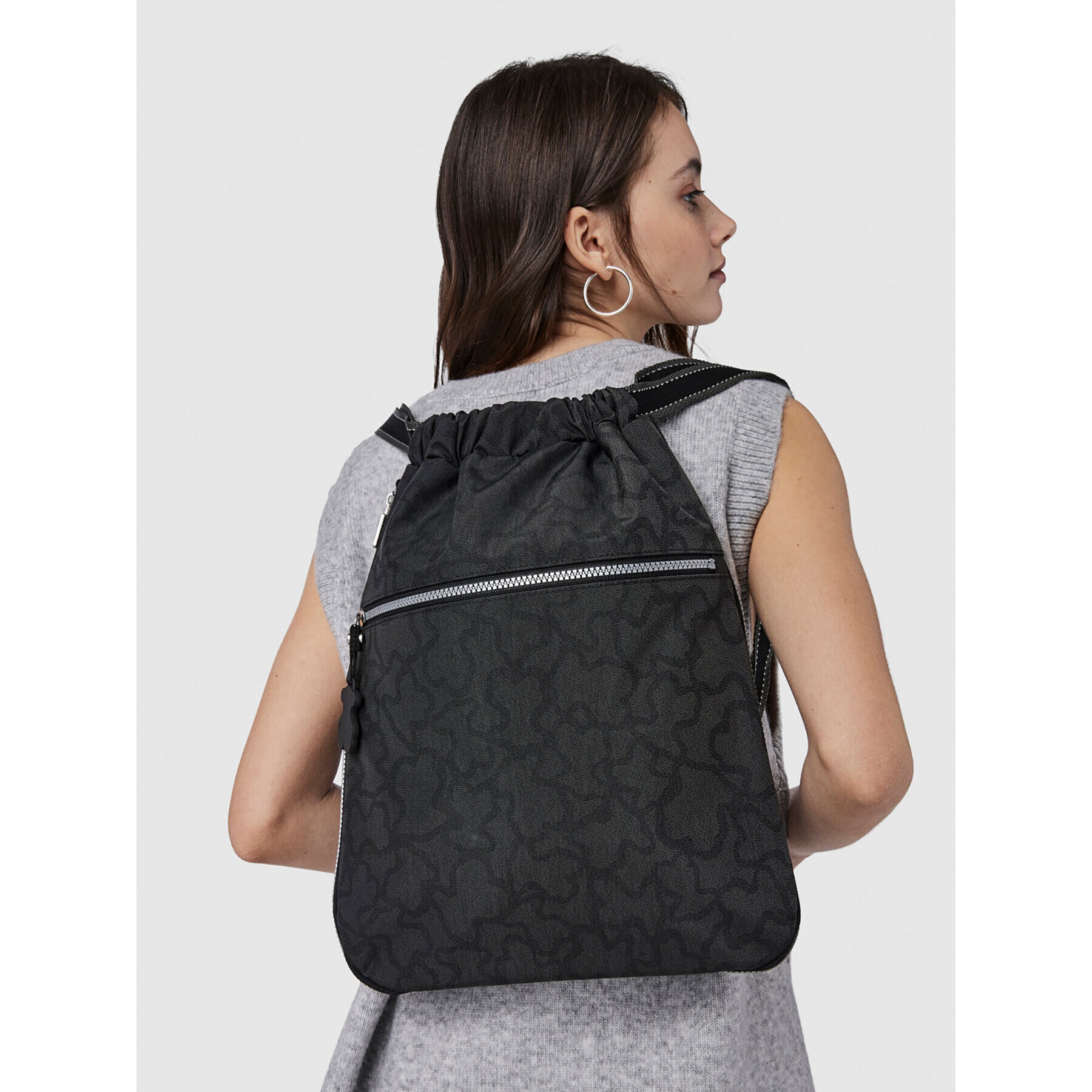 TOUS Rucsac tip sac Caine Kaos N Piedra 2000888147 Negru - Pled.ro