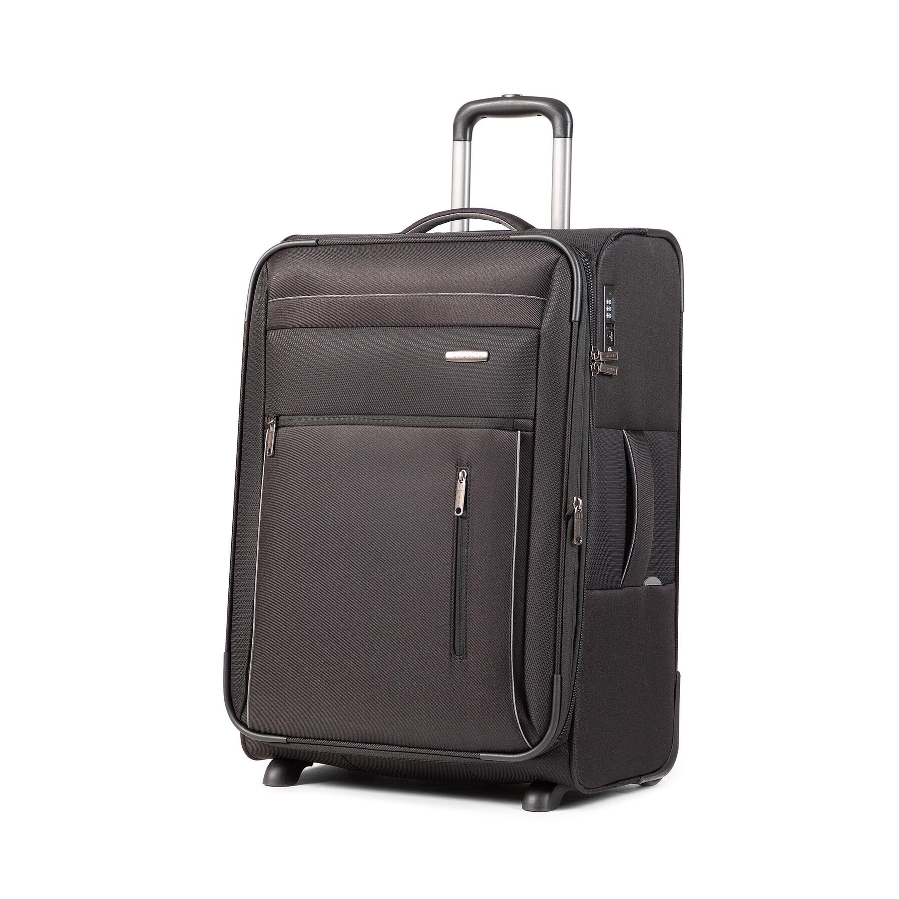 Travelite Valiză Medie din Material Capri 89808-01 Negru - Pled.ro