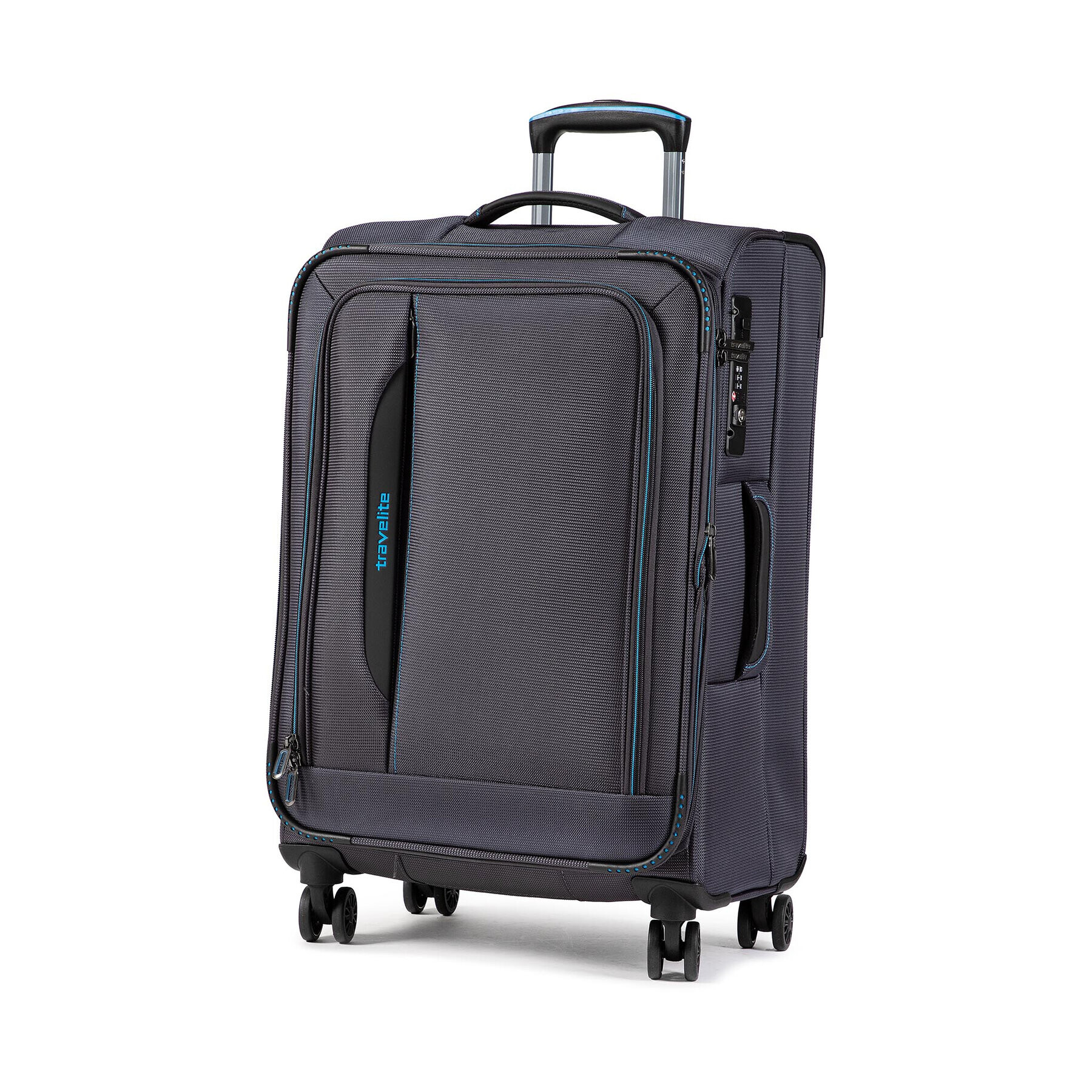 Travelite Valiză Medie din Material Crosslite 89548-04 Gri - Pled.ro